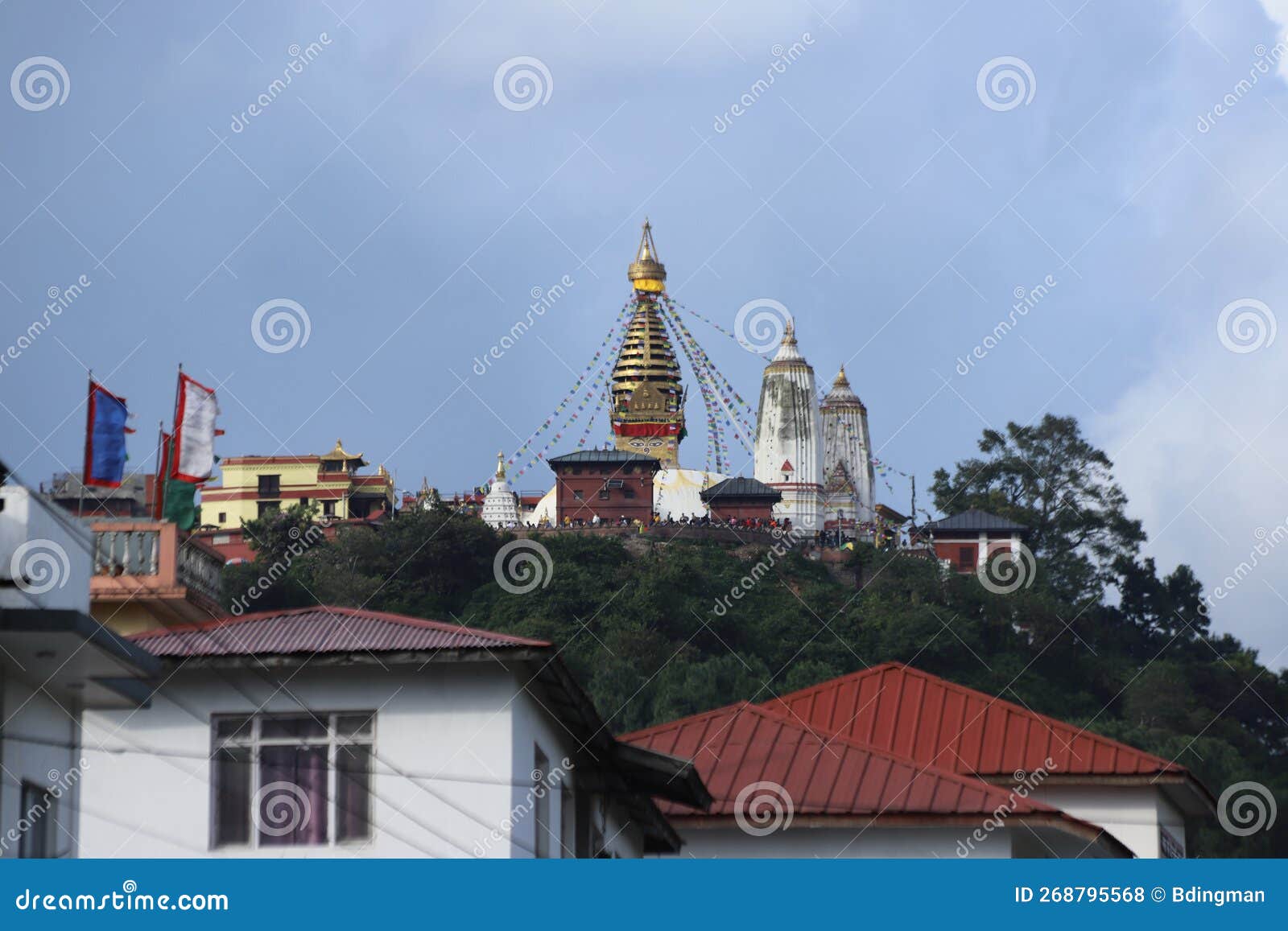 swayambhunath monkey temple - kathmandu, nepal