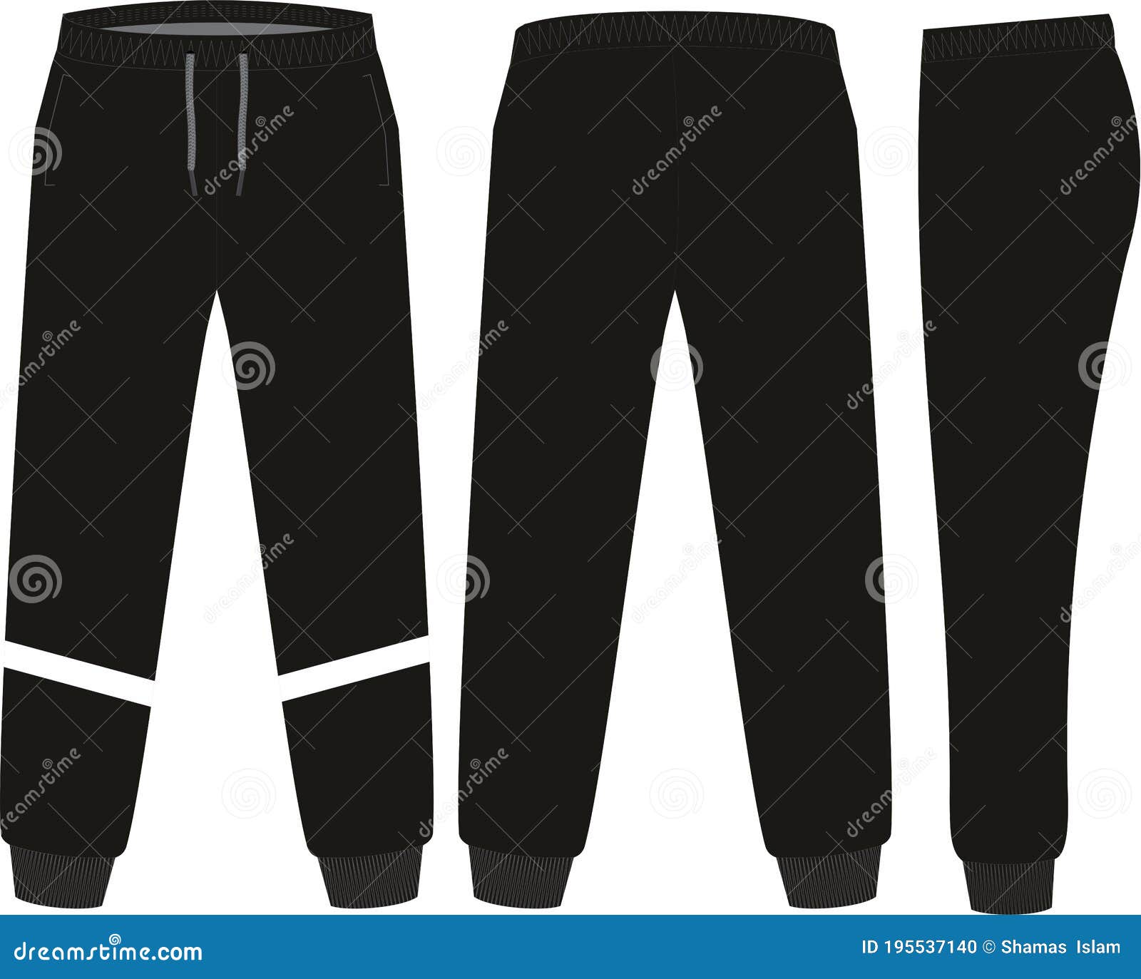 Sweat Pants Mock Ups Design Illustrations Templates Vectors Stock ...