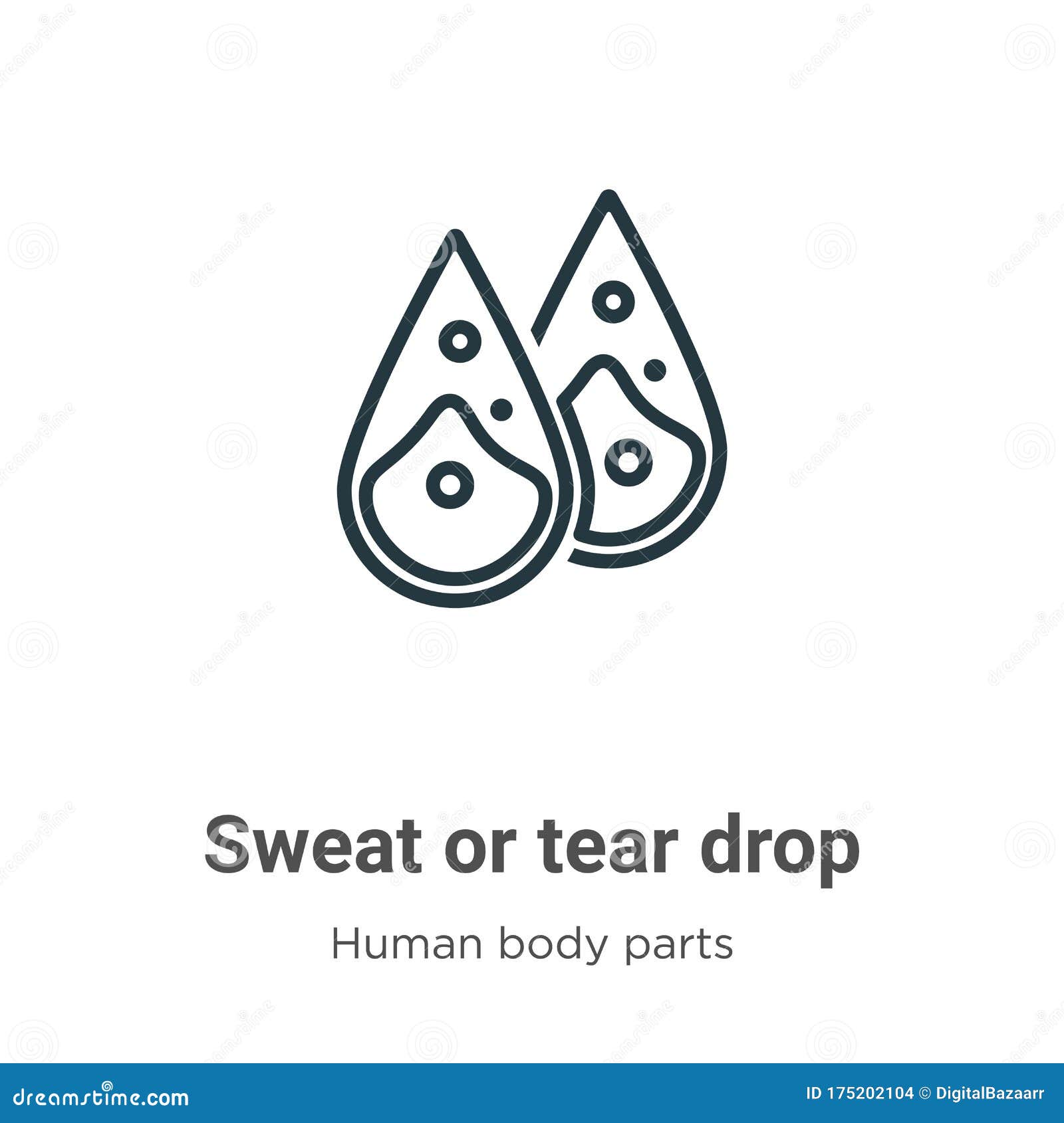 Sweat Or Tear Drop Outline Vector Icon Thin Line Black Sweat Or Tear Drop Icon Flat Vector Simple Element Illustration From Stock Vector Illustration Of Fuel Life