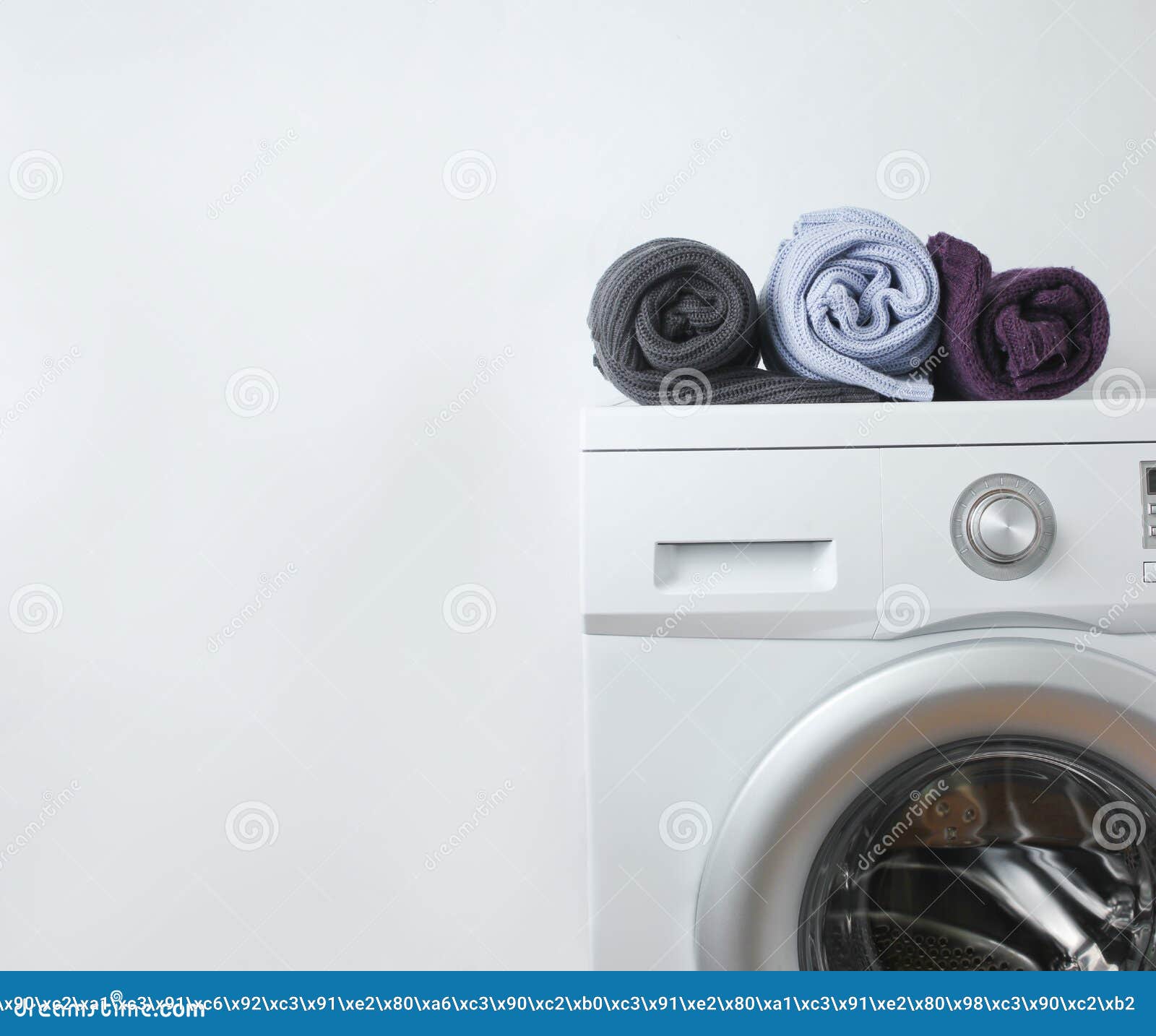 ROLLED WASHING LINE WIRE Stock Photography 86223788