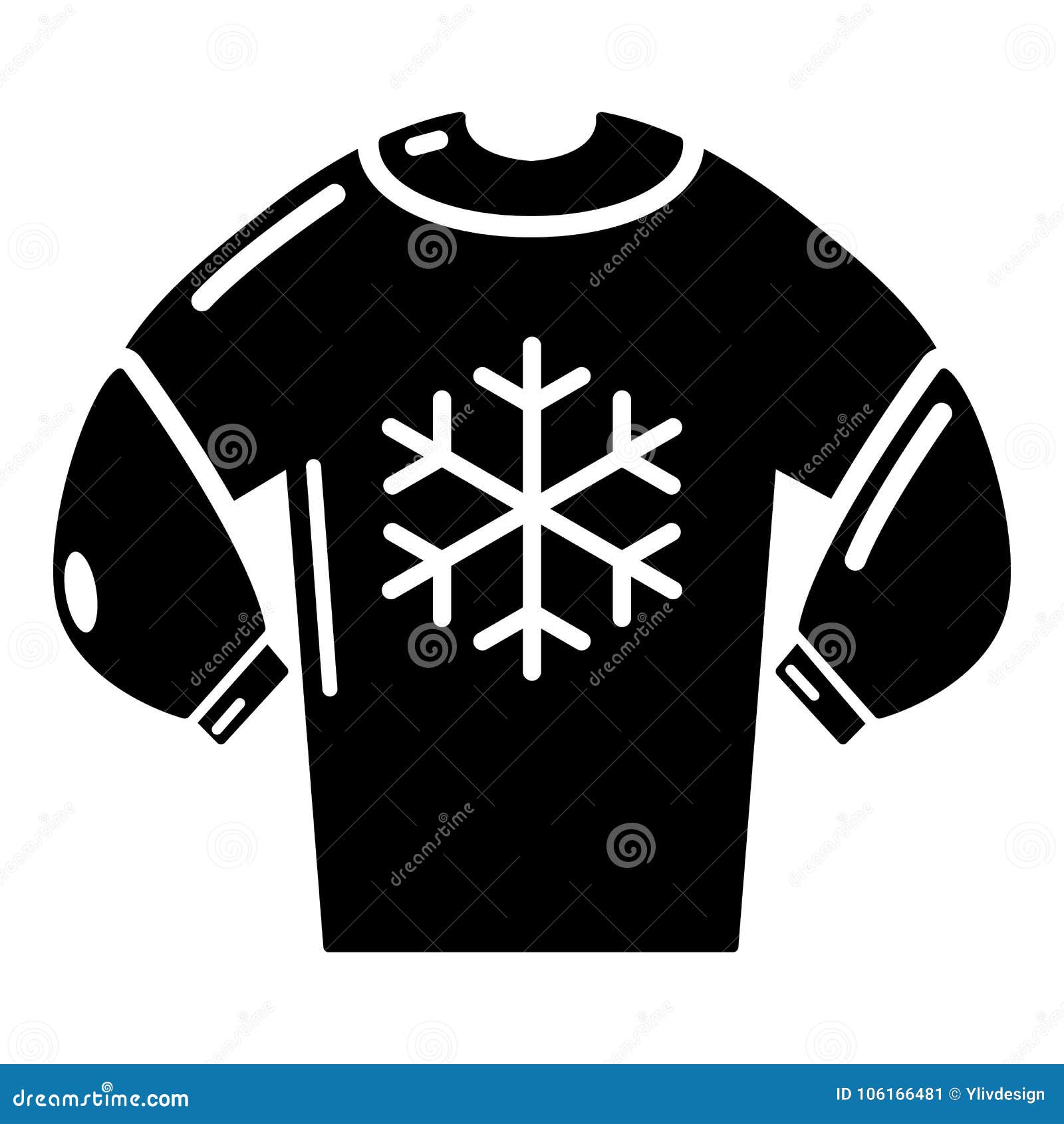 Sweater Icon, Simple Black Style Stock Vector - Illustration of ...