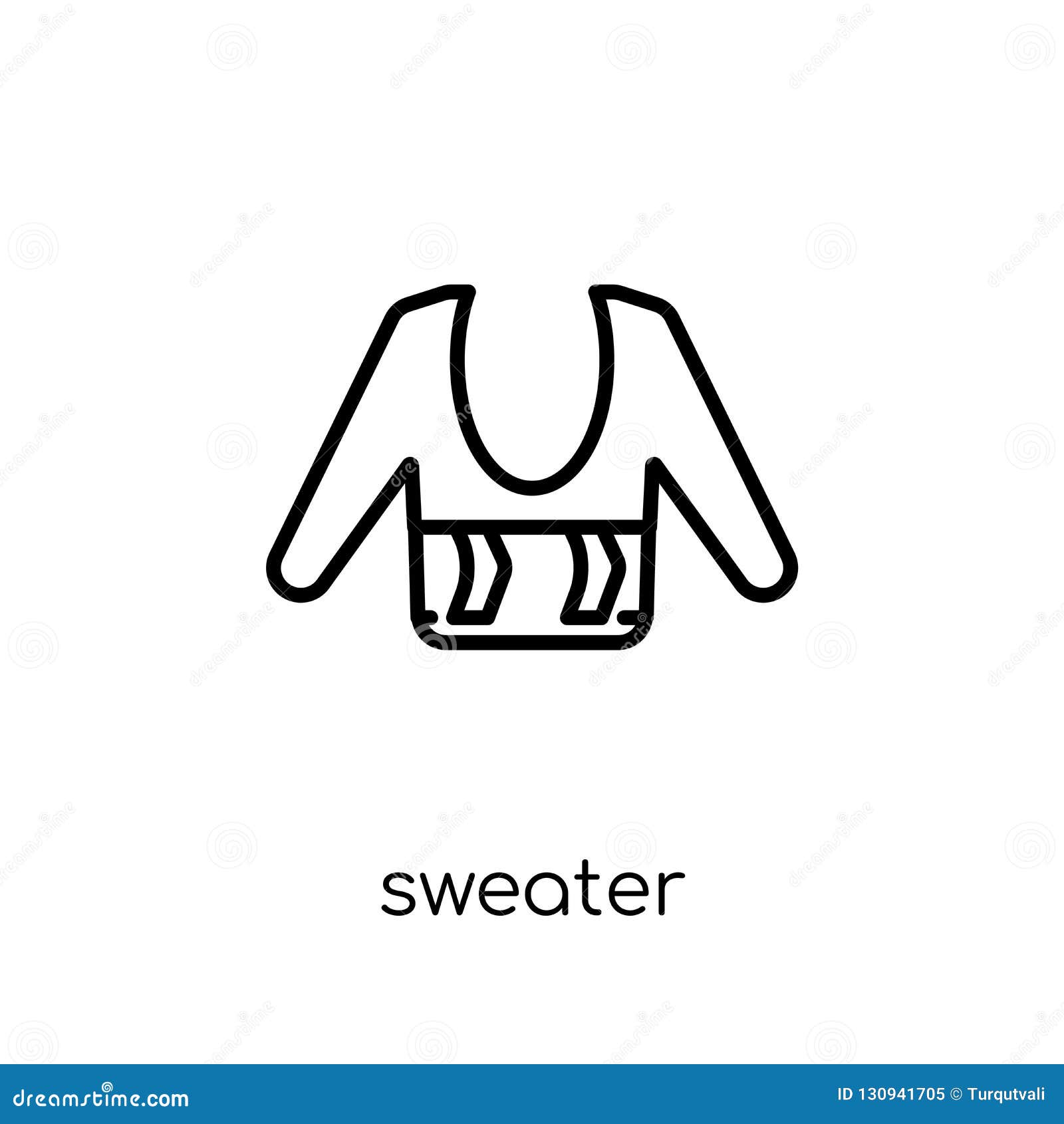 Sweater Icon from Collection. Stock Vector Illustration of collection