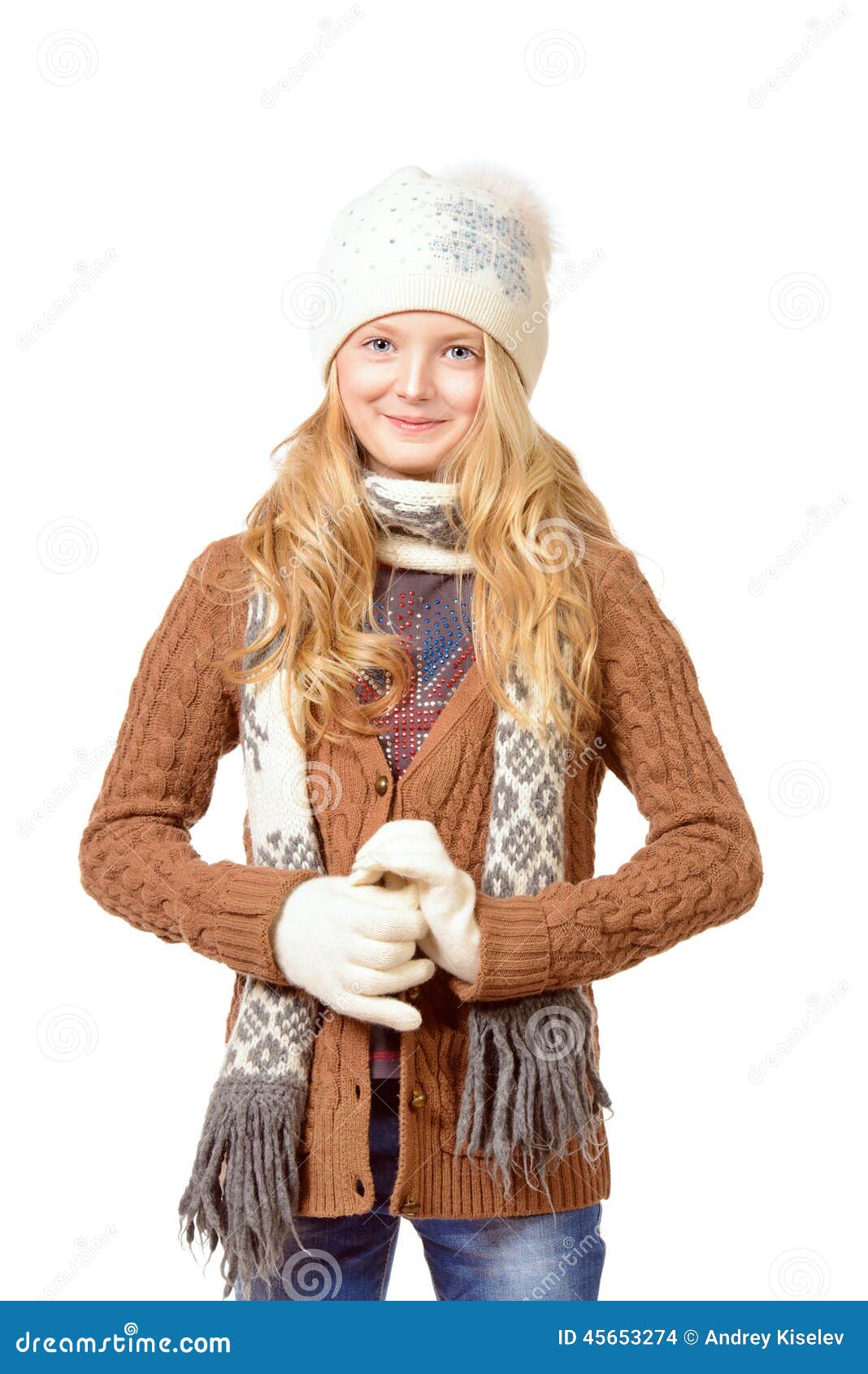 In sweater stock photo. Image of emotional, caucasian - 45653274