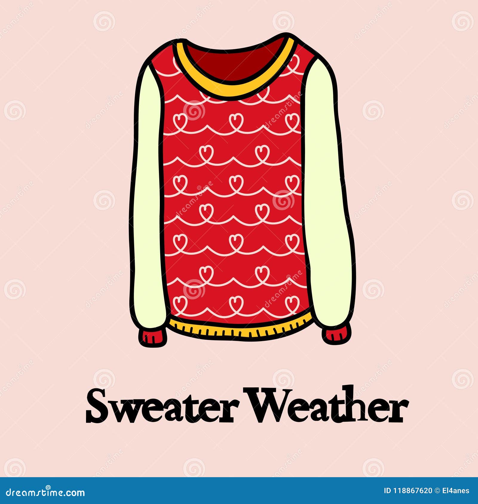 Sweater Weather. Cartoon Vector Illustration Stock Vector ...