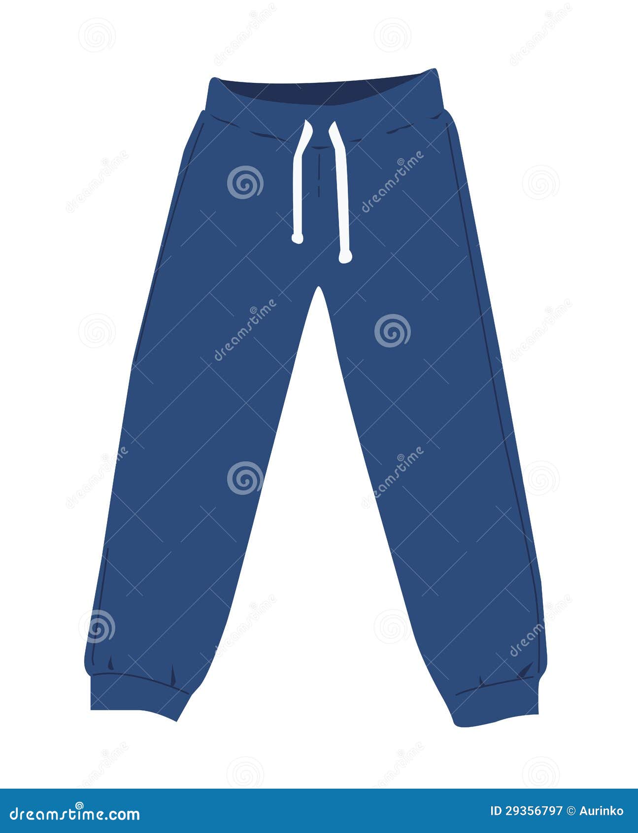 Sweatpants Stock Vector. Illustration Of Comfort, Activity - 29356797
