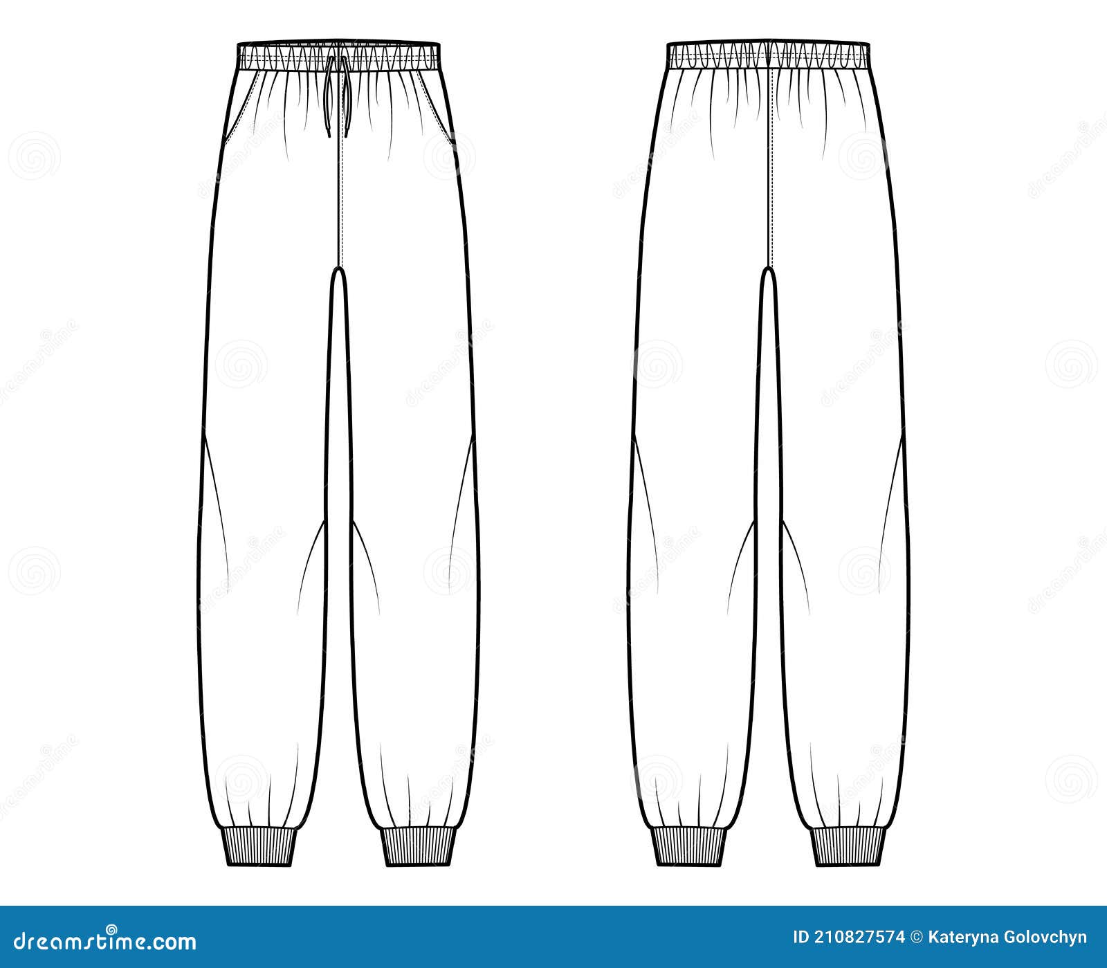 Women Sweatpants Mockup Stock Illustrations – 501 Women Sweatpants Mockup  Stock Illustrations, Vectors & Clipart - Dreamstime