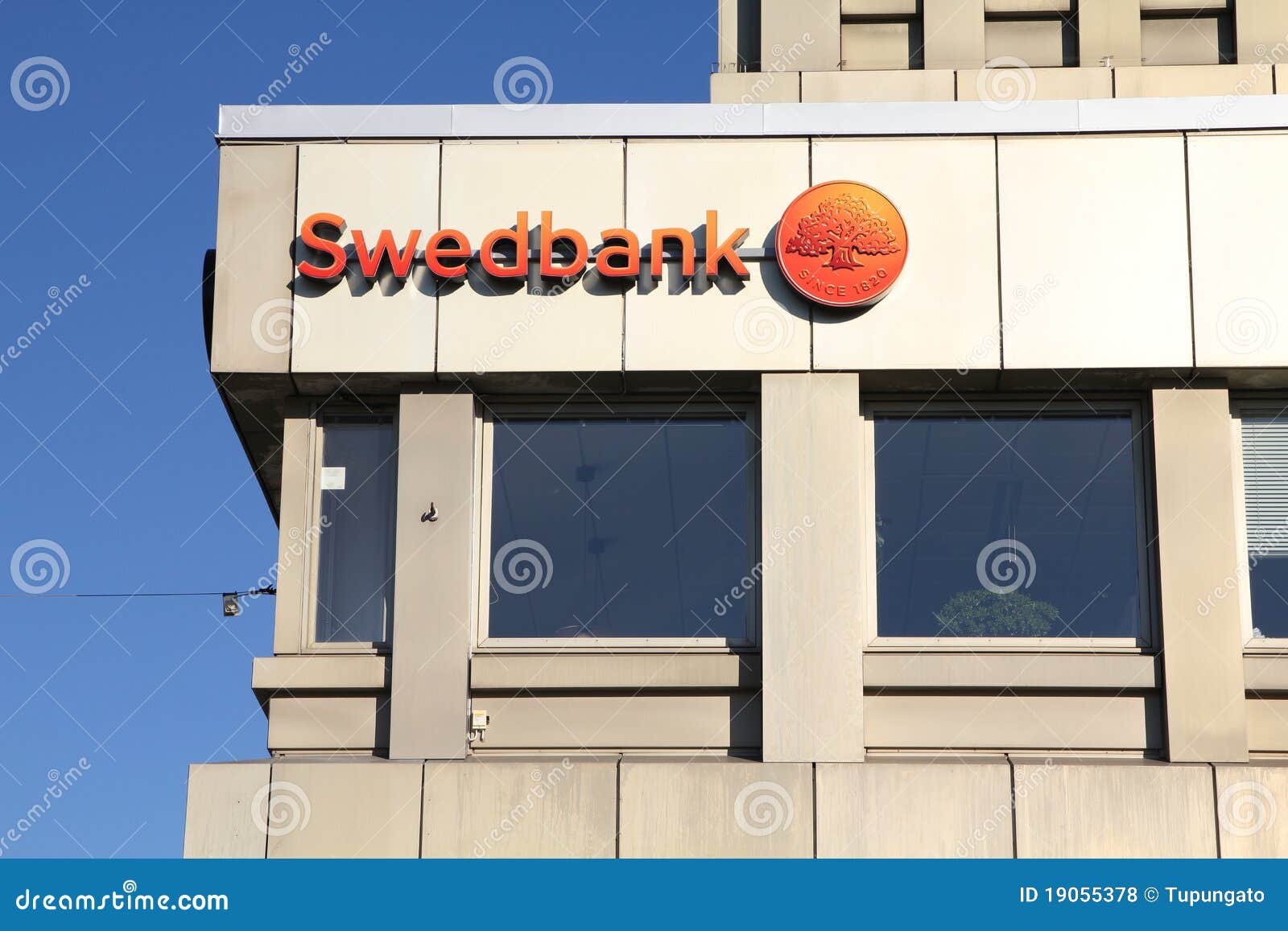 Swedbank in Malmo editorial stock photo. Image of exterior - 19055378