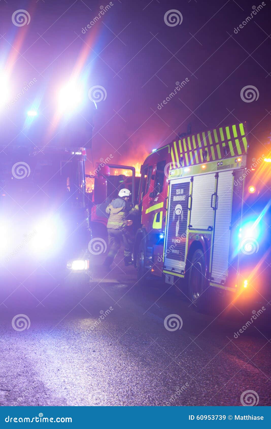 Swedish fire department editorial stock image. Image of safe 60953739