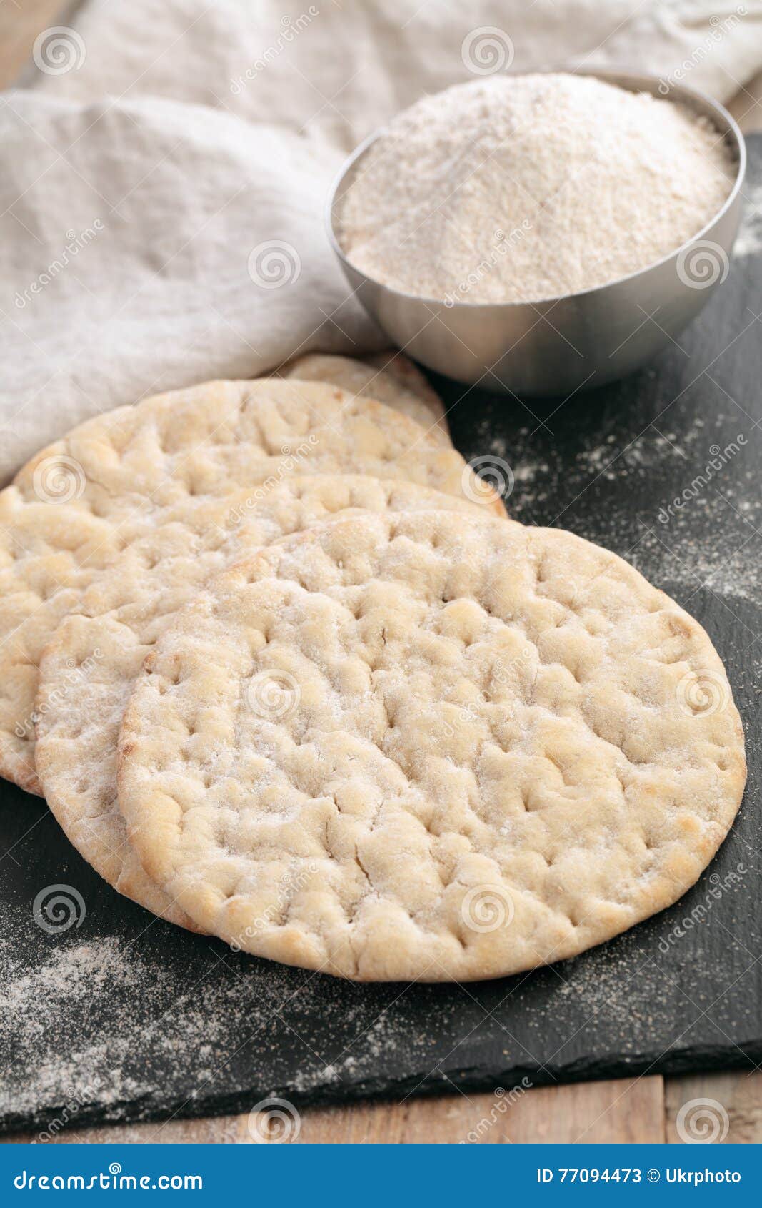 Swedish Flatbread Hallakaka Stock Image Image of studio, traditional