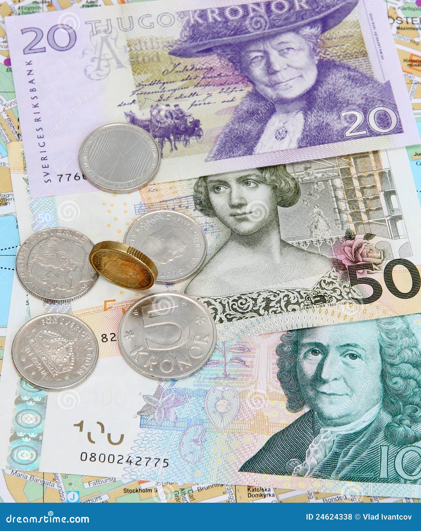 Swedish krona. stock photo. Image of krona, monetary - 24624338