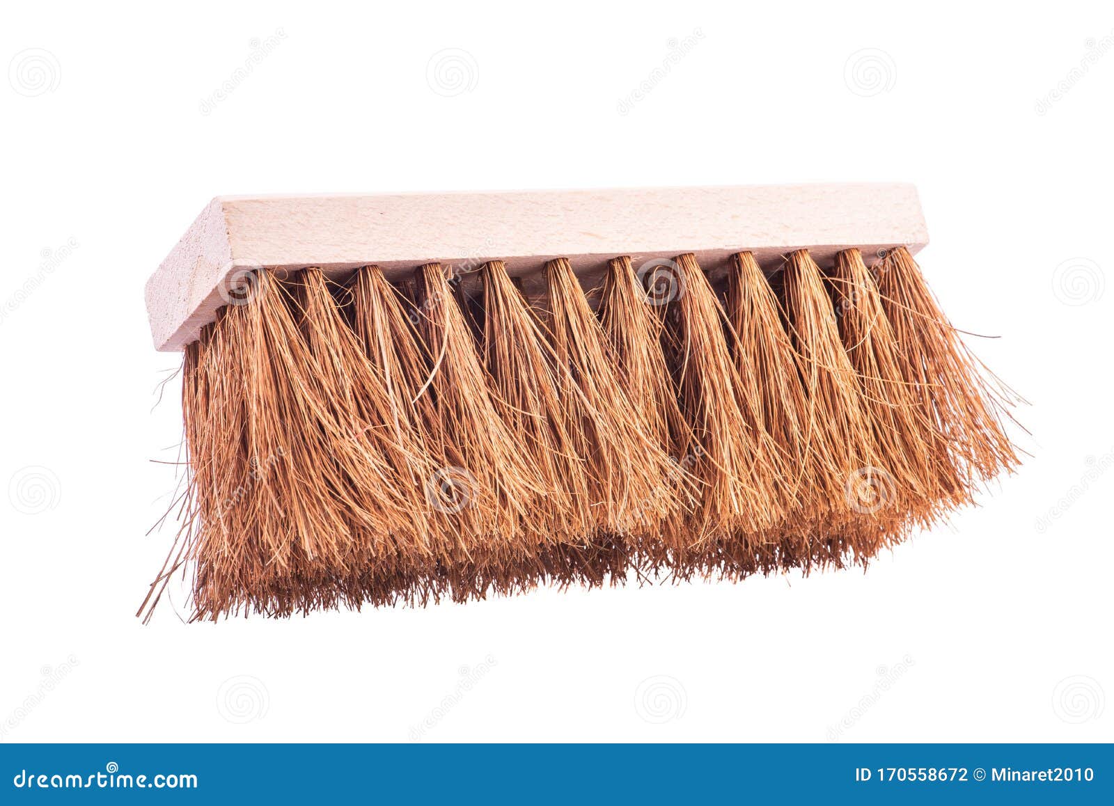 Sweeping Brush Tool Isolated on White Stock Photo Image of brush