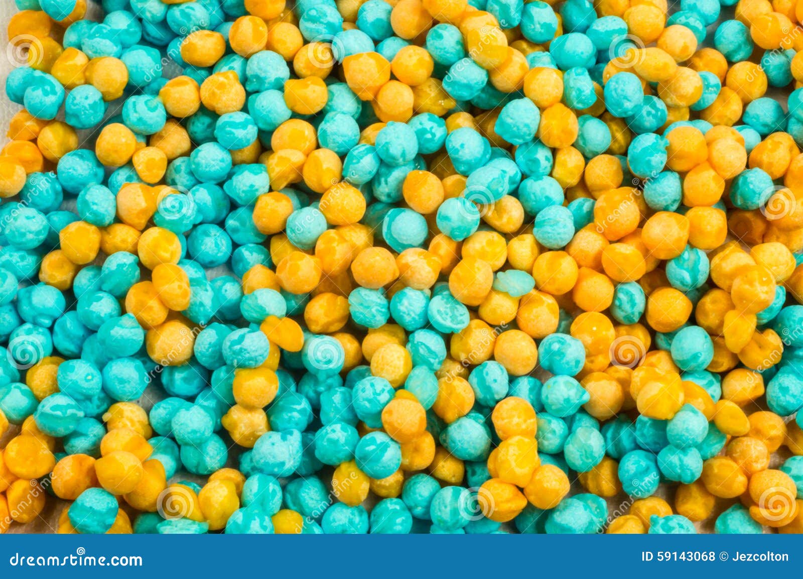 blue coloured sweets