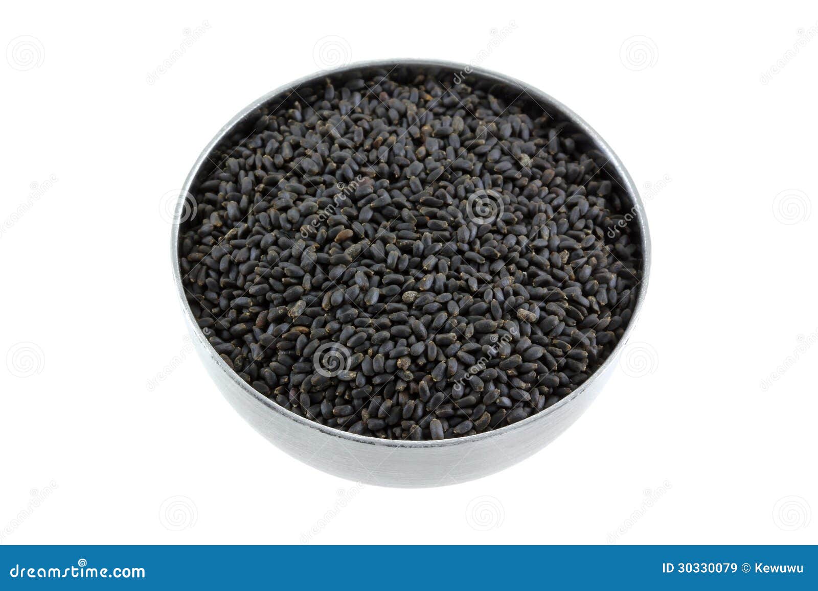 Sweet Basil Seeds stock image. Image of aromatic, nutrition 30330079