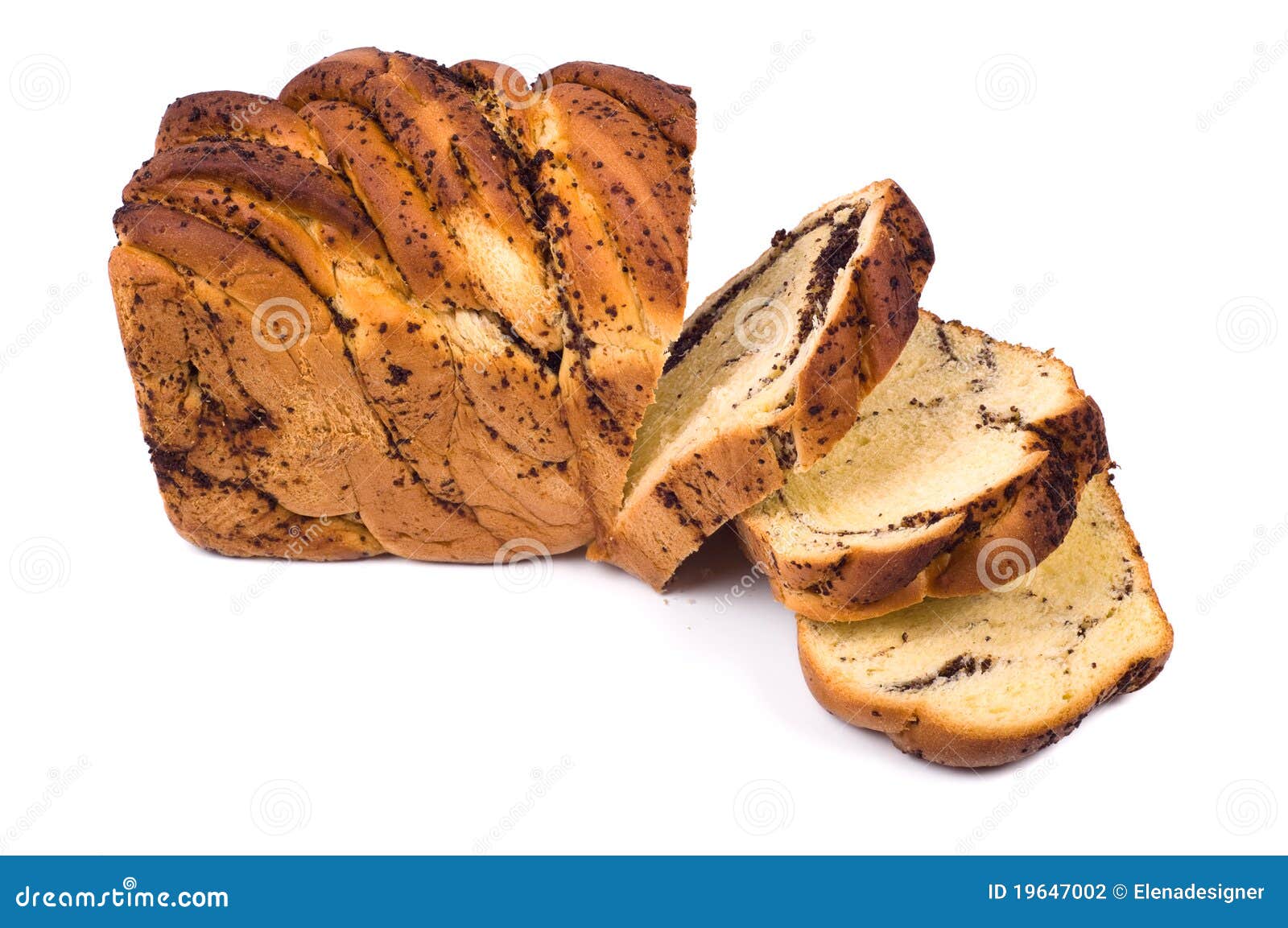 Sweet Bread with Poppy Seed Stock Photo Image of crust, diet 19647002