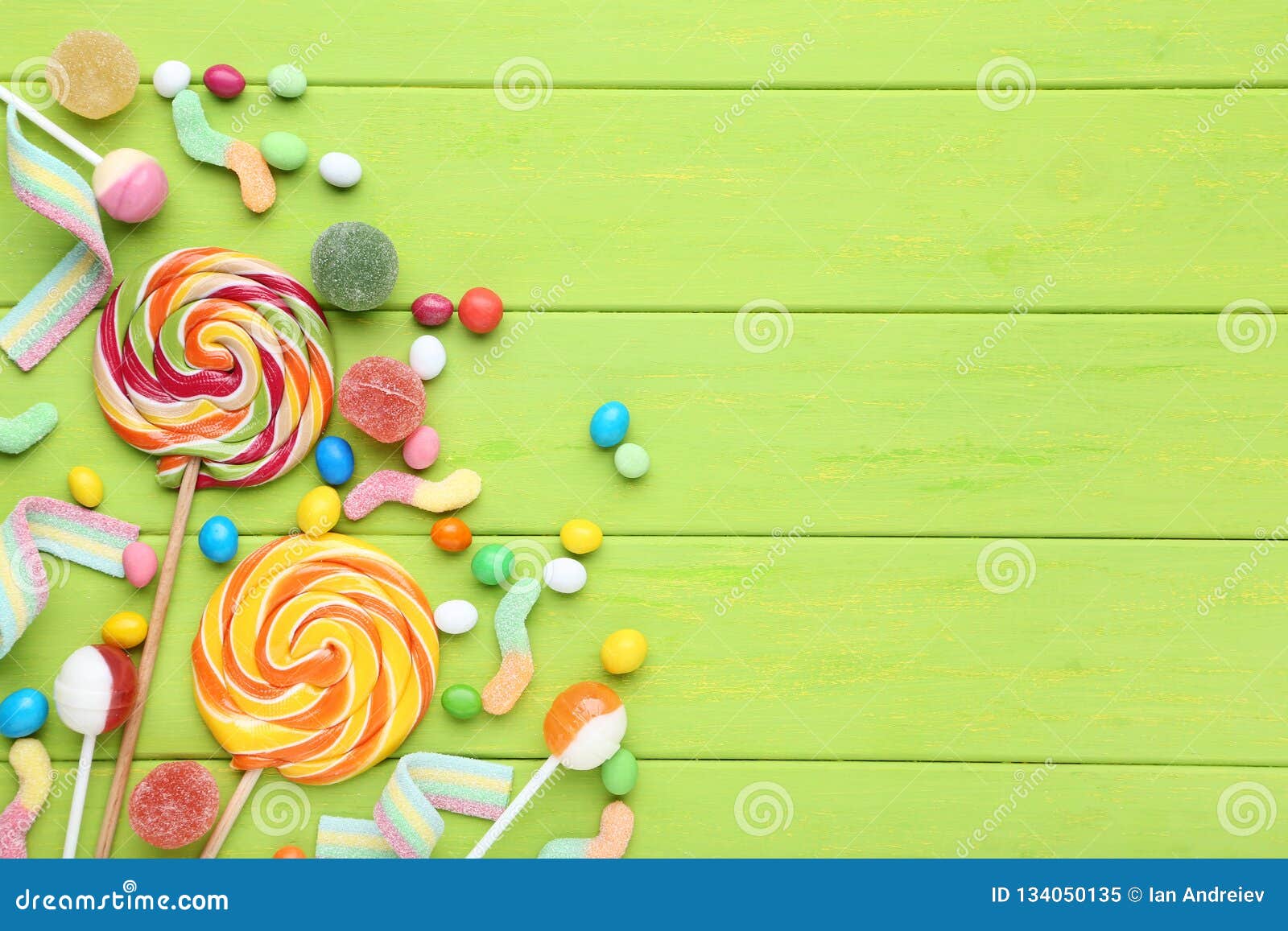 Sweet Candies and Lollipops Stock Image - Image of stick, delicious ...