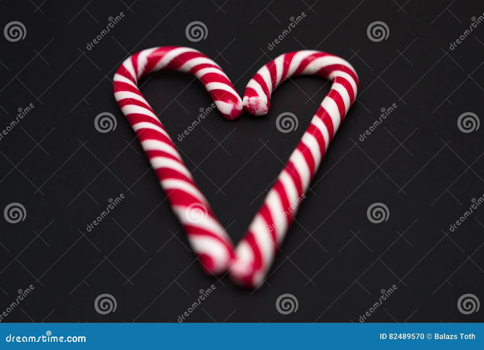 Sweet Candy Cane Heart stock photo. Image of heart, party 82489570