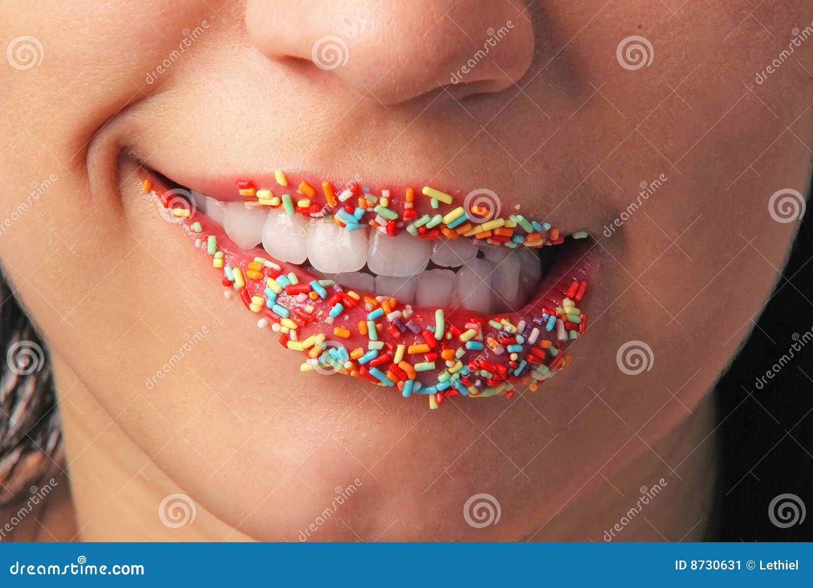 Sweet candy lips stock image. Image of colorful, cheerful 8730631