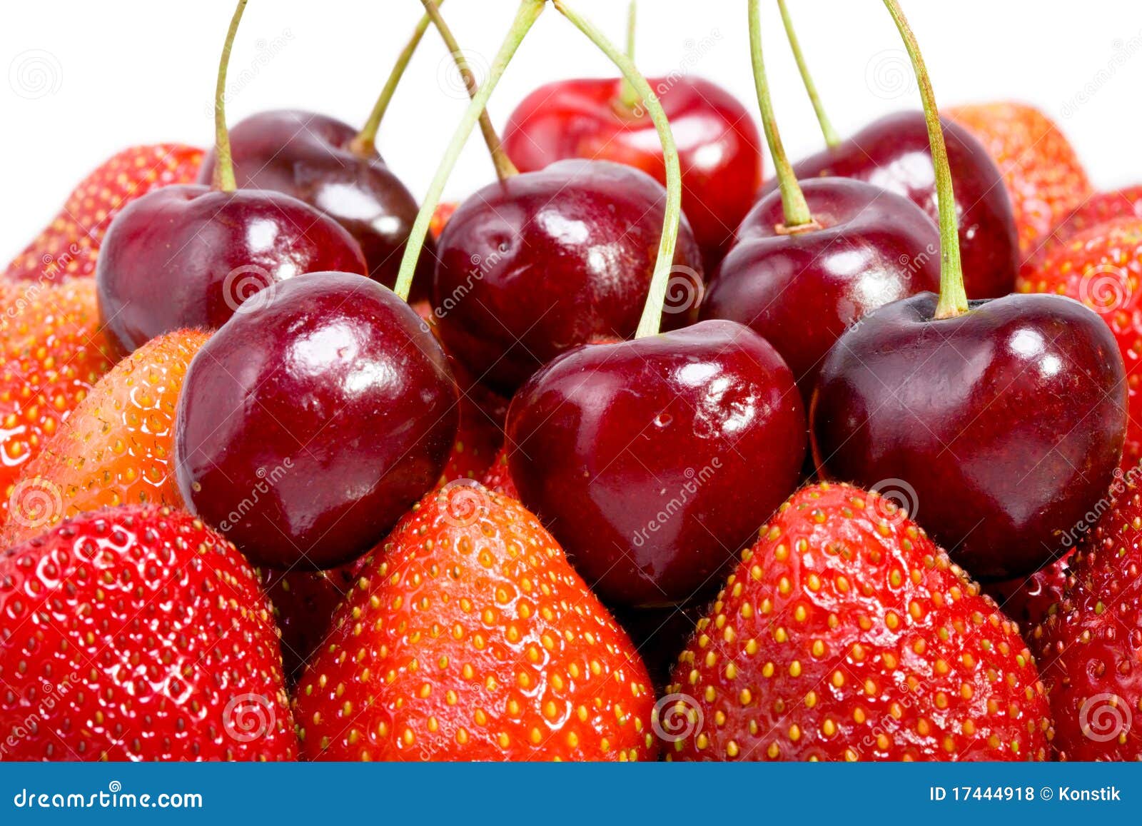 Sweet Cherry and Berry of Strawberry Stock Photo Image of healthy
