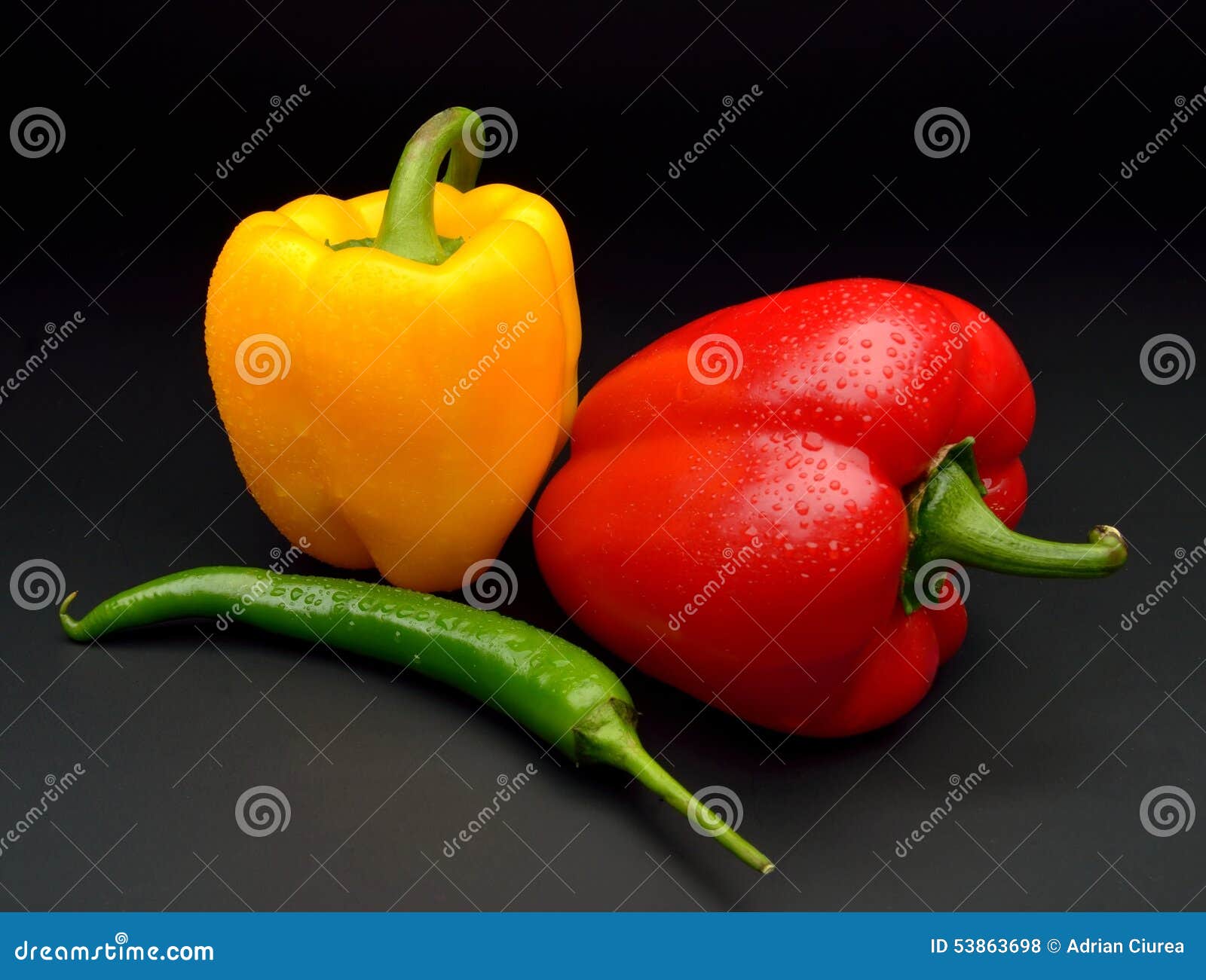 Sweet and chilli pepper stock photo. Image of nutritious 53863698