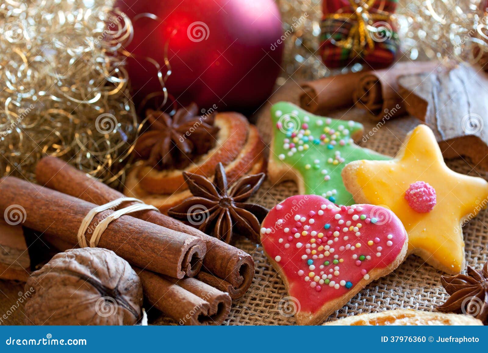 Sweet christmas cookies stock photo. Image of delicious - 37976360