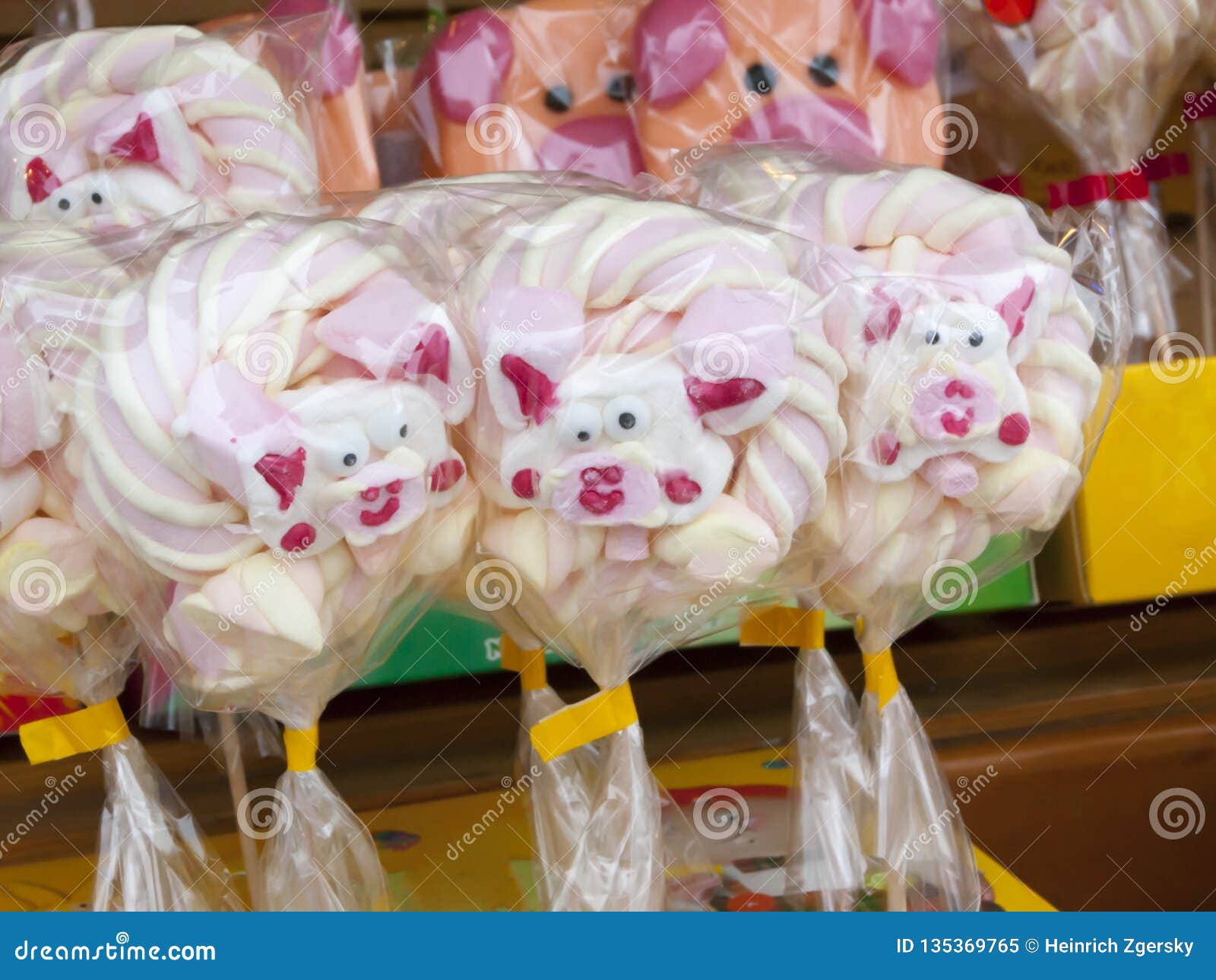 Pastry in a Transparent Wrapper Stock Image Image of holiday, cakes