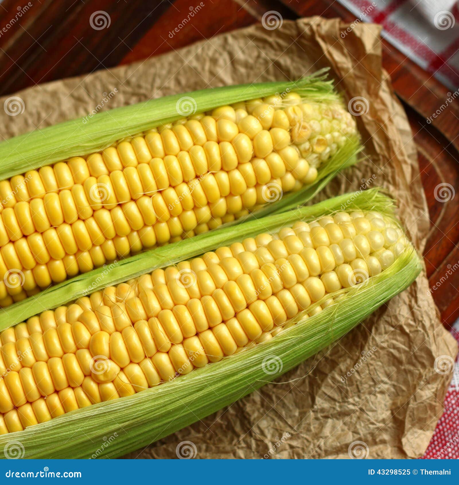 Sweet corn stock image. Image of vegetable, yellow, view 43298525