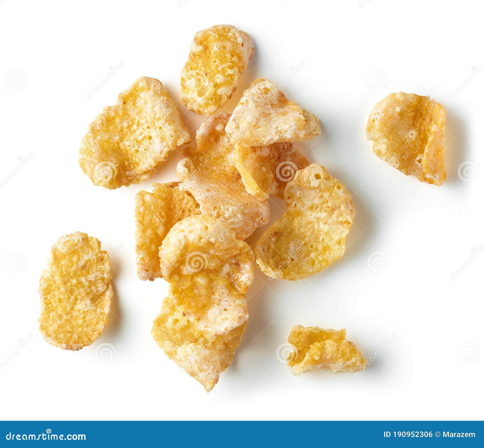 Sweet corn flakes stock photo. Image of health, cereal 190952306