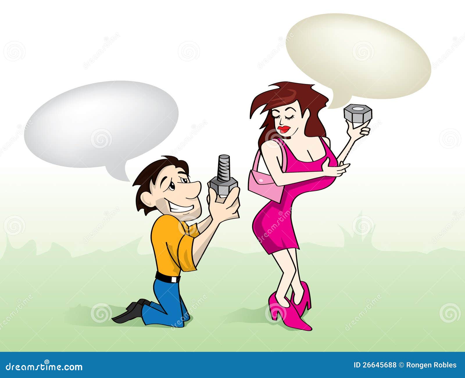 Sweet Couple Cartoons stock illustration. Illustration of dating - 26645688