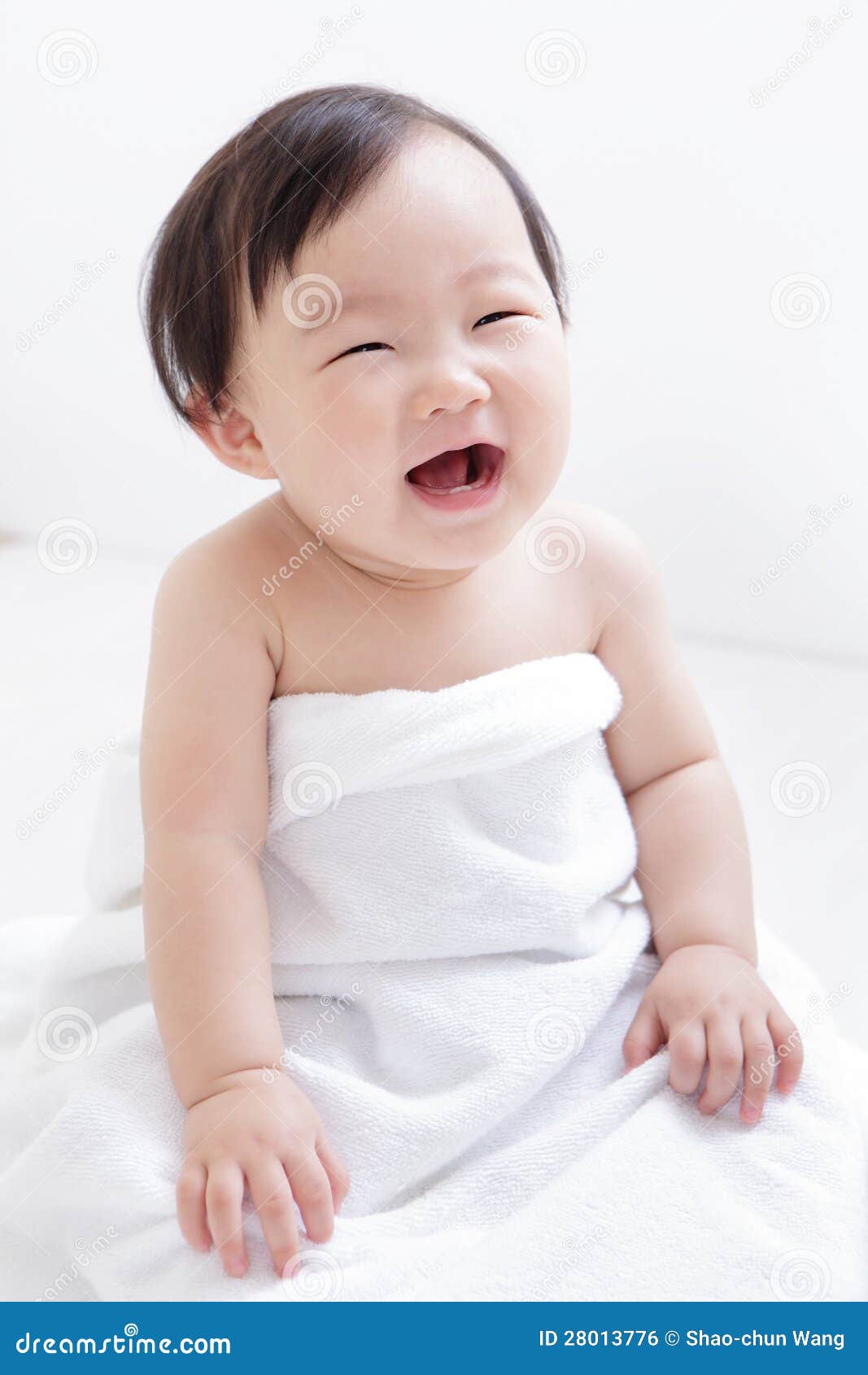 Sweet cute Baby smile stock photo. Image of chinese, childcare ...
