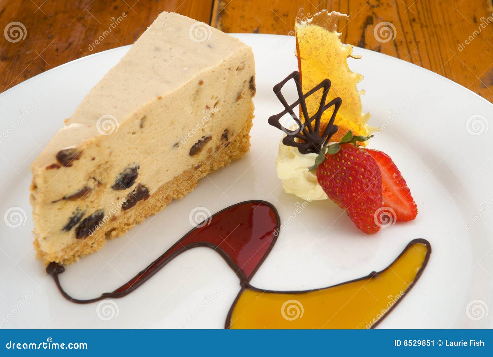 Sweet date cheesecake stock image. Image of food, dishes 8529851