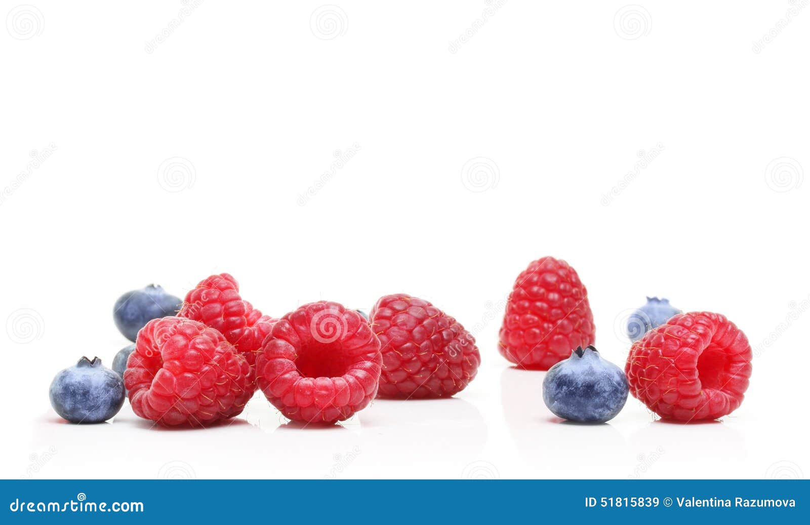 Sweet Dessert, Raspberry and Blueberry Stock Image Image of fresh, bright 51815839