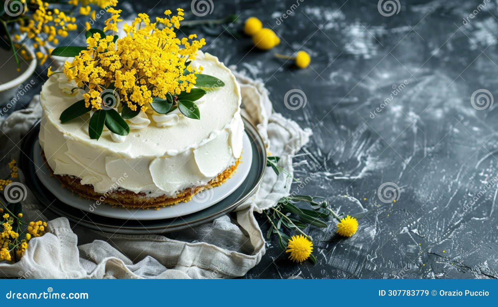 sweet elegance: mimosa cake for women's day, union of taste and refinement