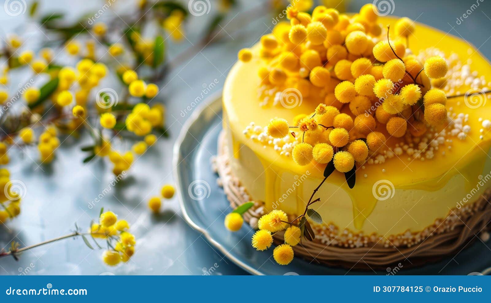 sweet elegance: mimosa cake for women's day, union of taste and refinement