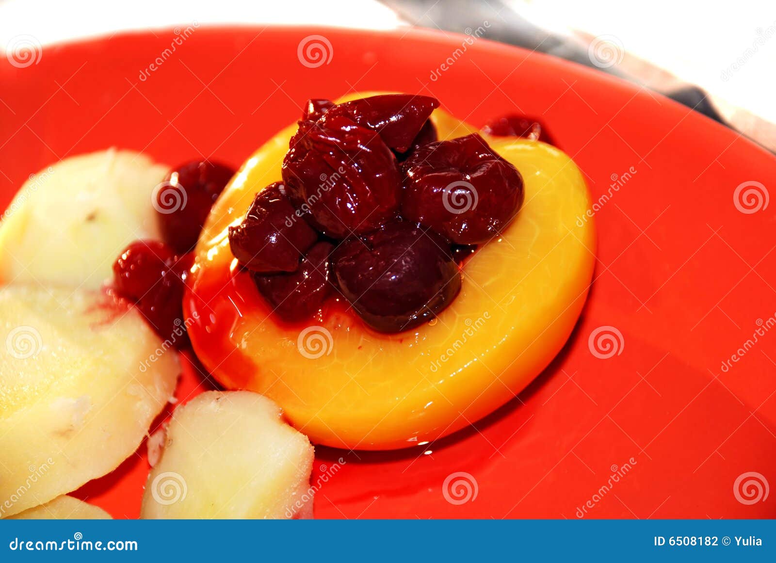 Sweet fruit compote stock photo. Image of filled, cherries - 6508182 