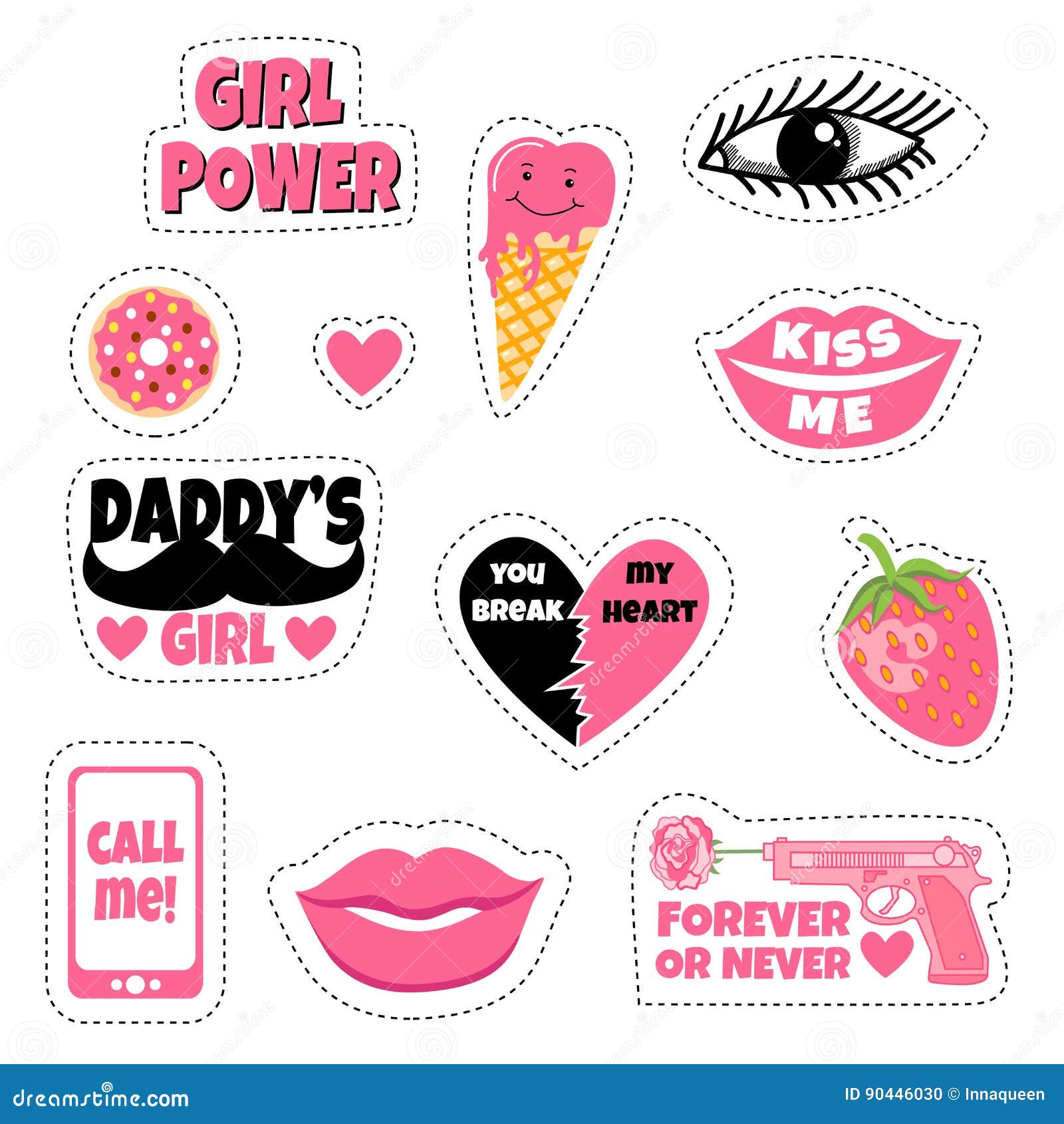 Sweet and Funny Stickers Collection Stock Illustration - Illustration of element, colorful: 90446030 Sweet and Funny Stickers Collection Stock Illustration - Illustration of element, colorful: 90446030