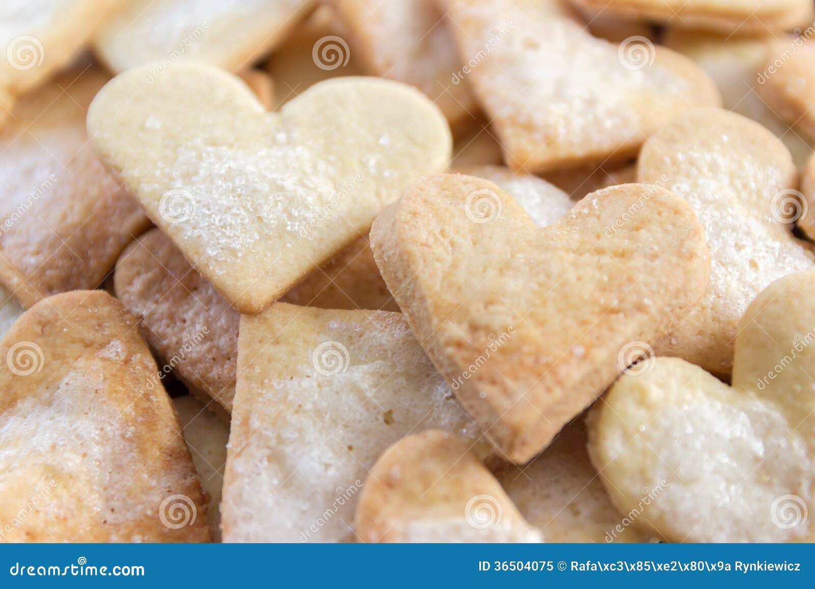 Sweet Heart Shaped Sugar Cookies. Background Stock Image Image of