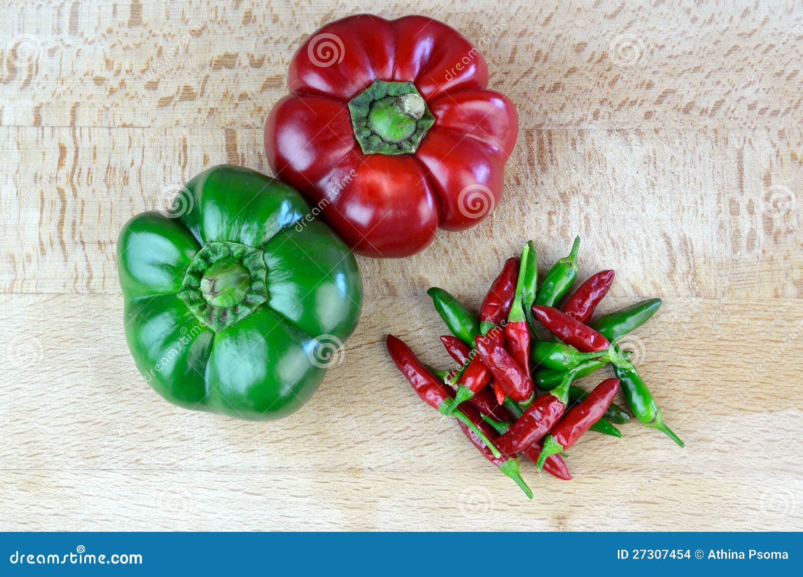 Sweet and Hot Chili Peppers Stock Photo Image of fresh, health 27307454