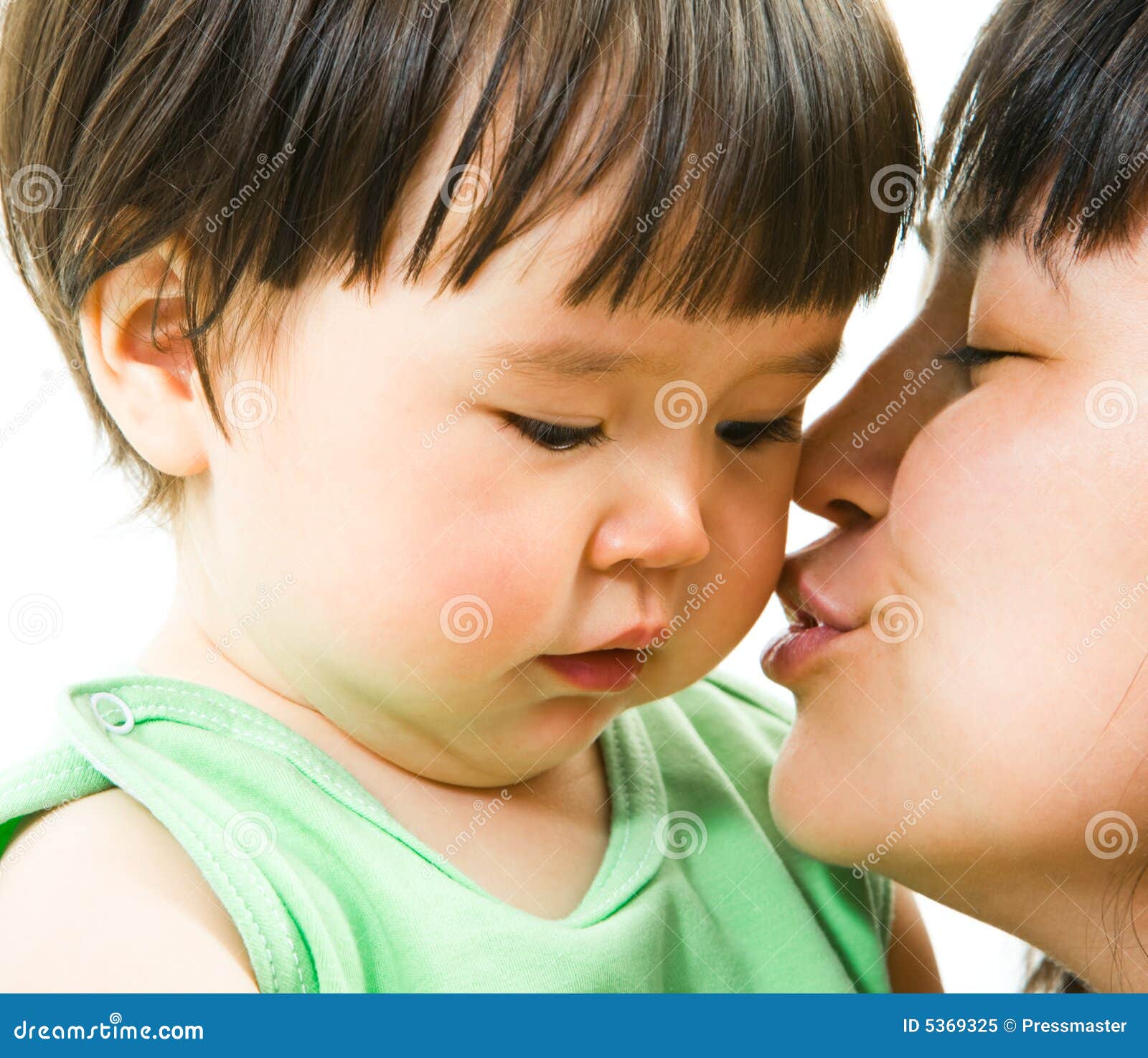 Sweet kiss stock image. Image of female, loving, kiss 5369325