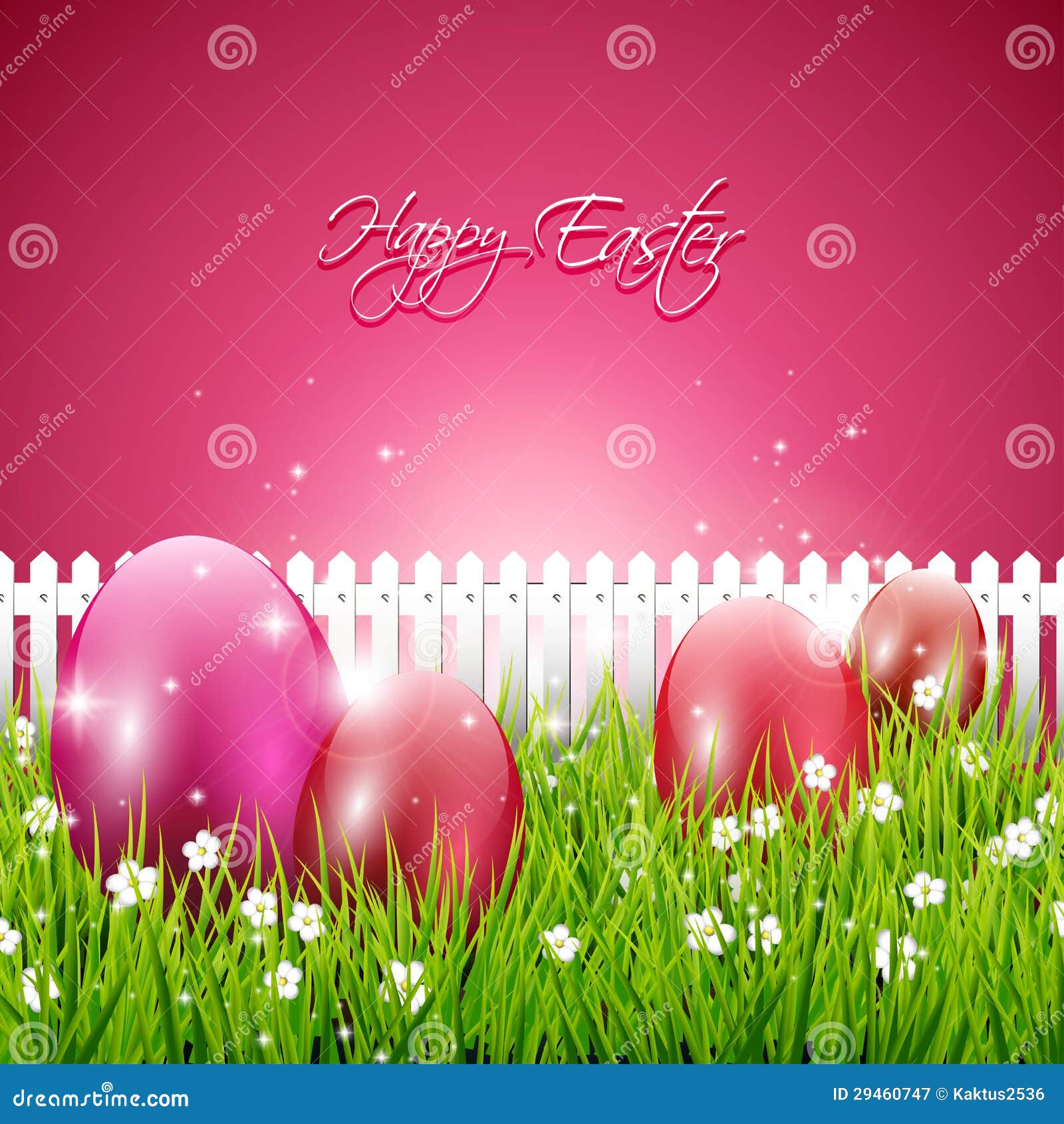 Sweet Pink Easter Background Stock Vector Illustration of easter, design 29460747