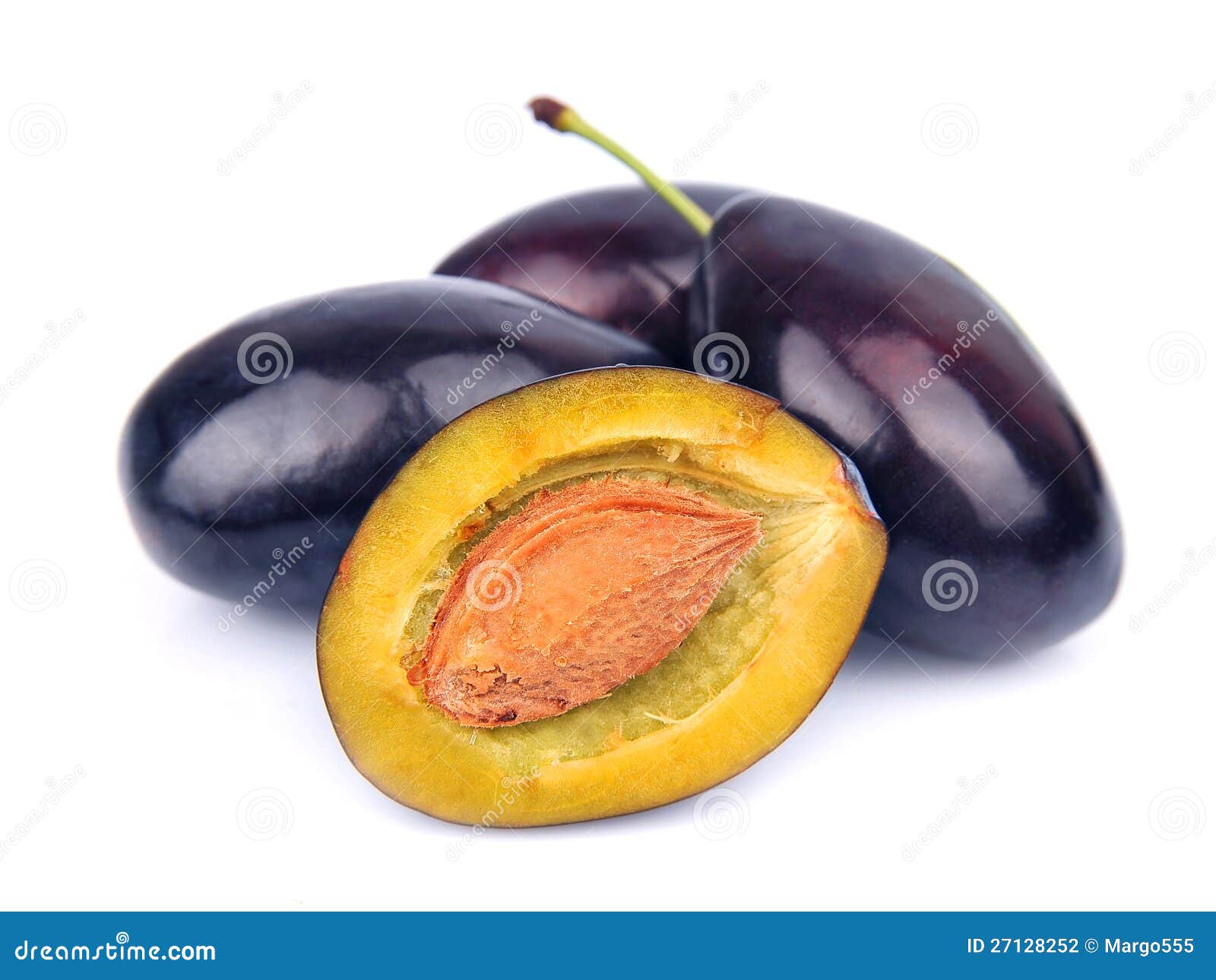 Sweet plums stock photo. Image of green, vegetarian, blue - 27128252