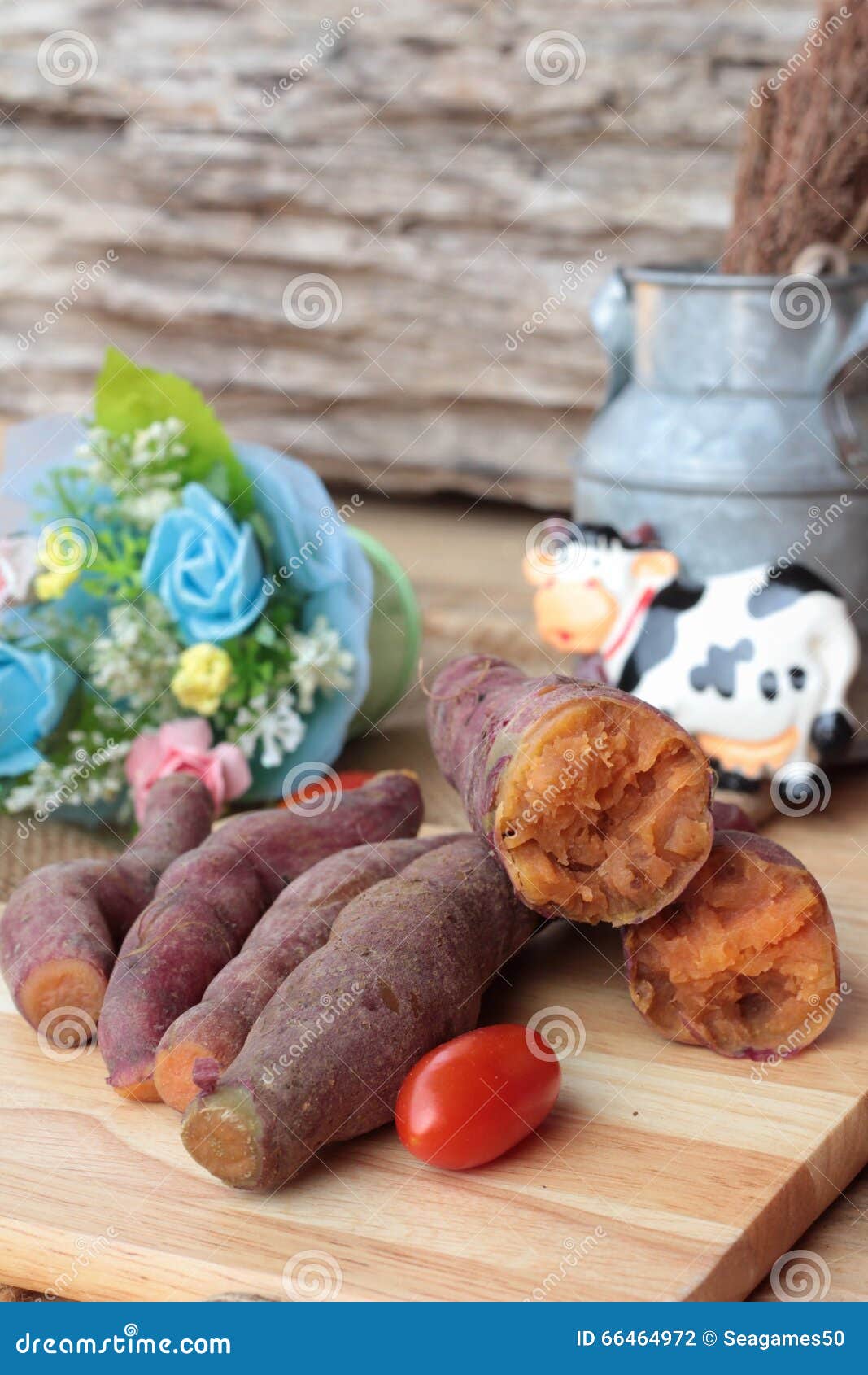 Sweet Potato Boiled with of Sugar Delicious. Stock Photo Image of