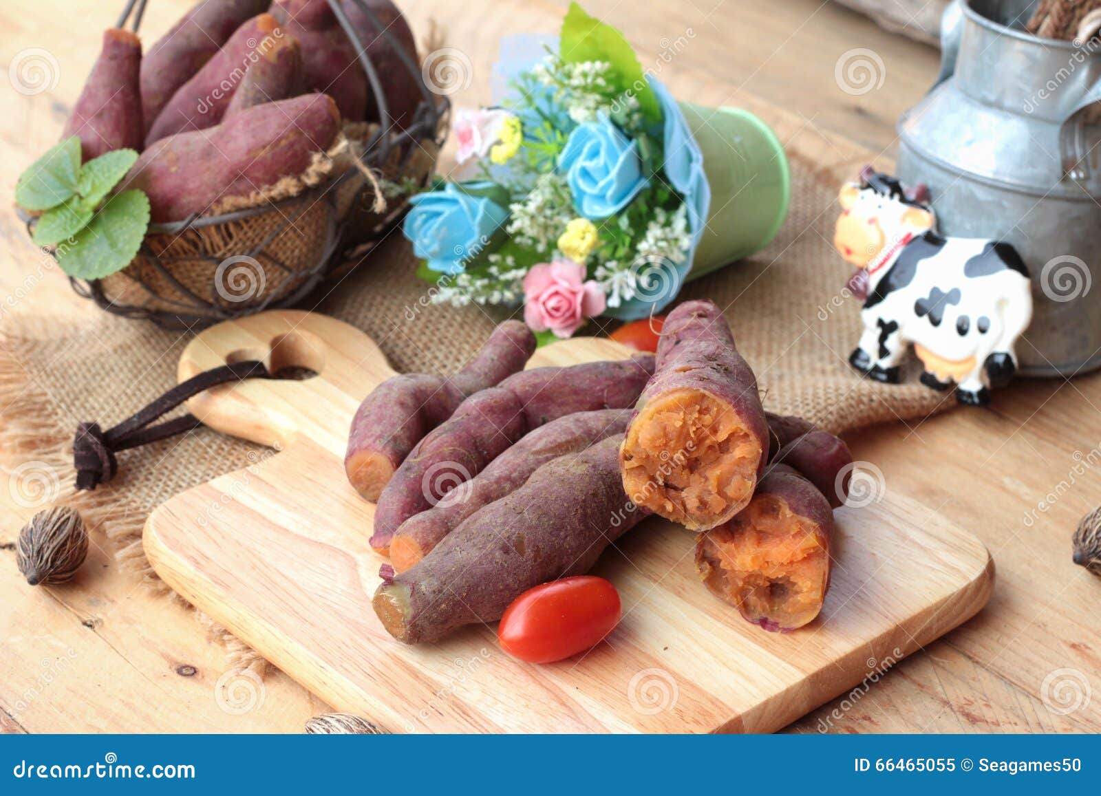 Sweet Potato Boiled with of Sugar Delicious. Stock Image Image of