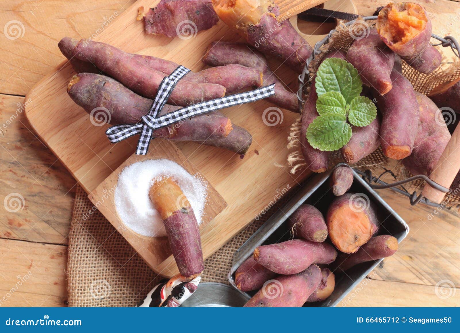 Sweet Potato Boiled with of Sugar Delicious. Stock Photo Image of