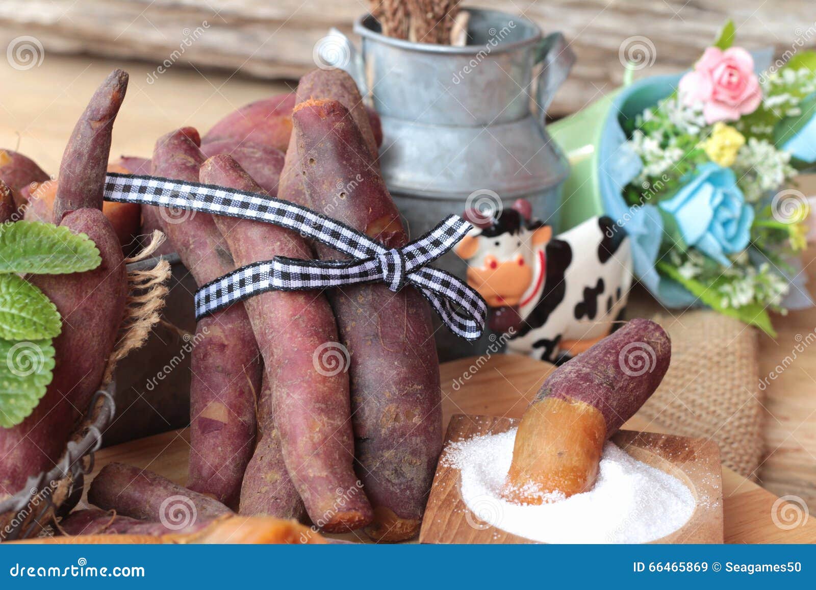 Sweet Potato Boiled with of Sugar Delicious. Stock Image Image of