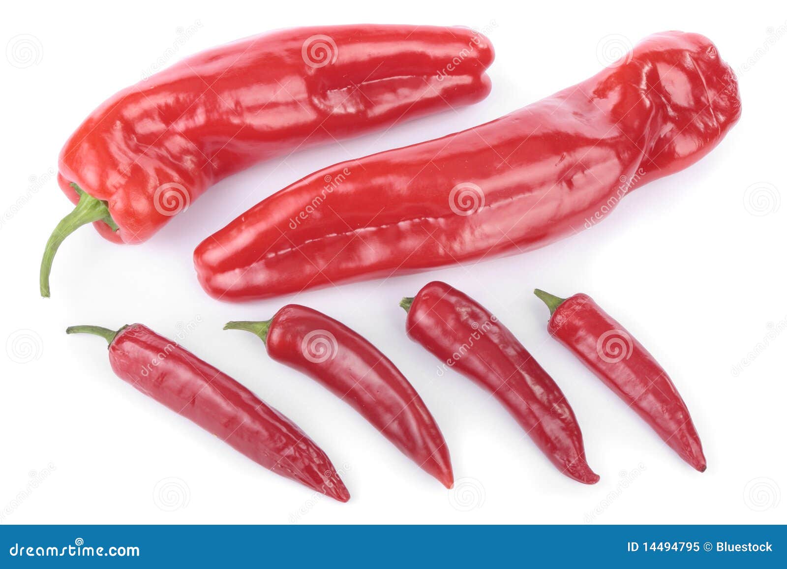 Sweet Red Peppers And Chillies Selection Stock Image Image of spice