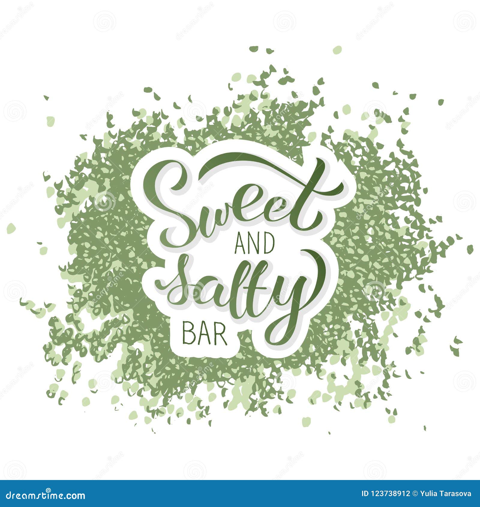 Sweet and salty bar stock vector. Illustration of food ...