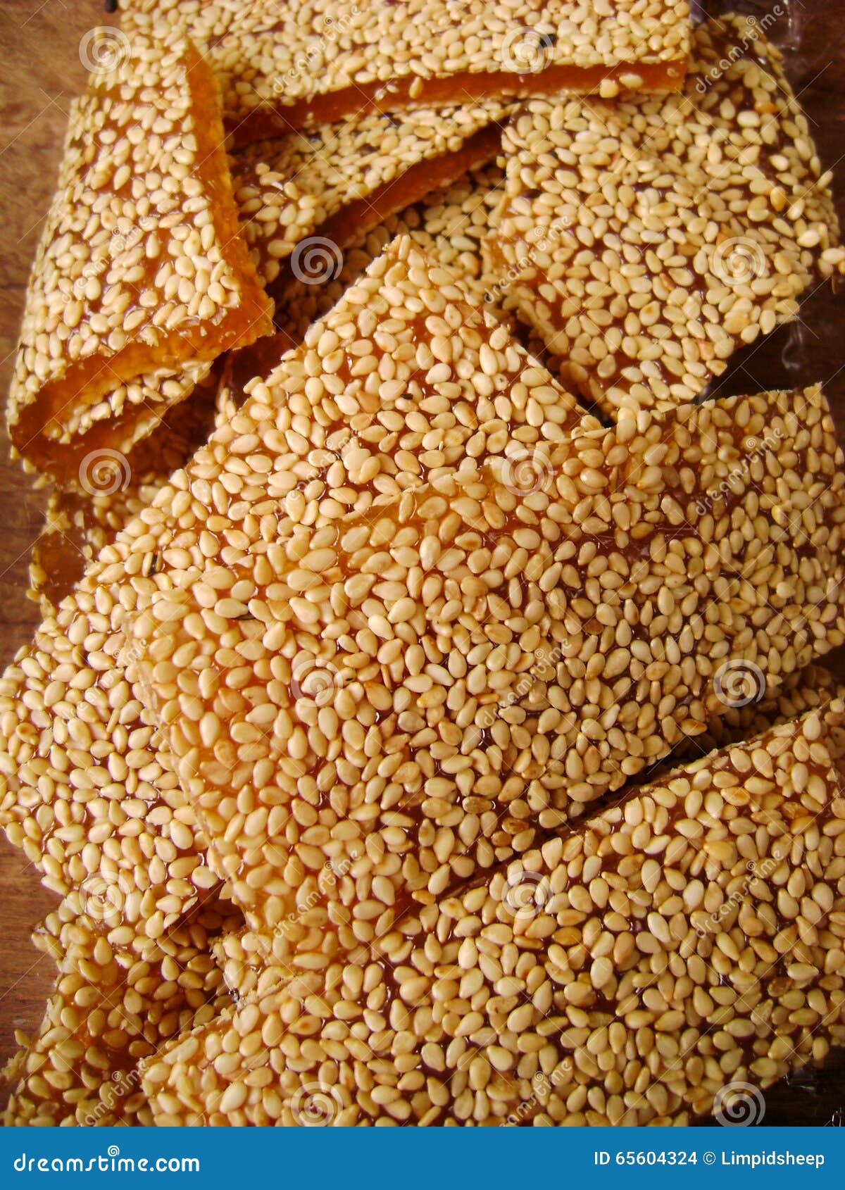Sweet sesame brittle stock photo. Image of candy, seed 65604324