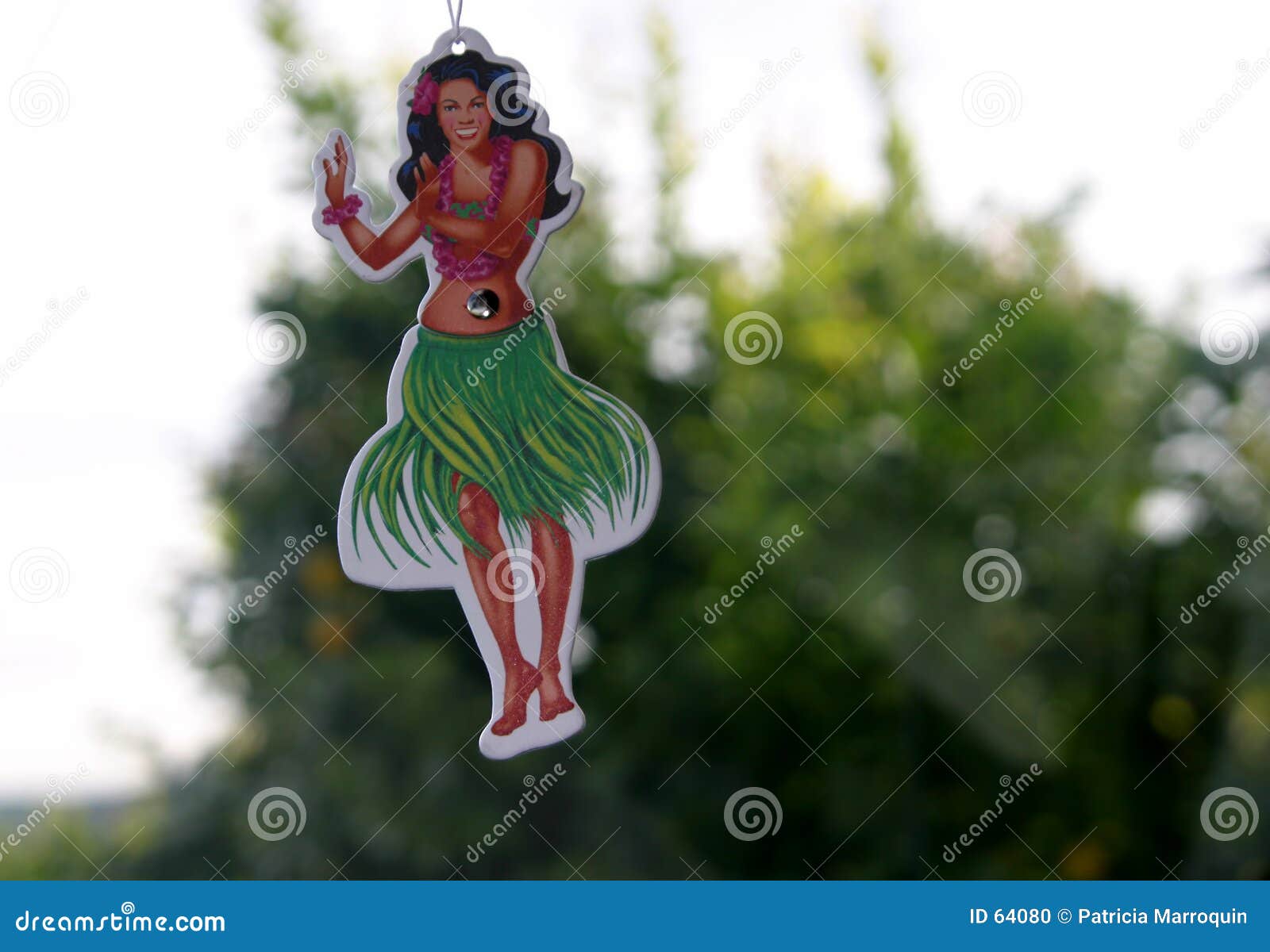 hula girl car air freshener