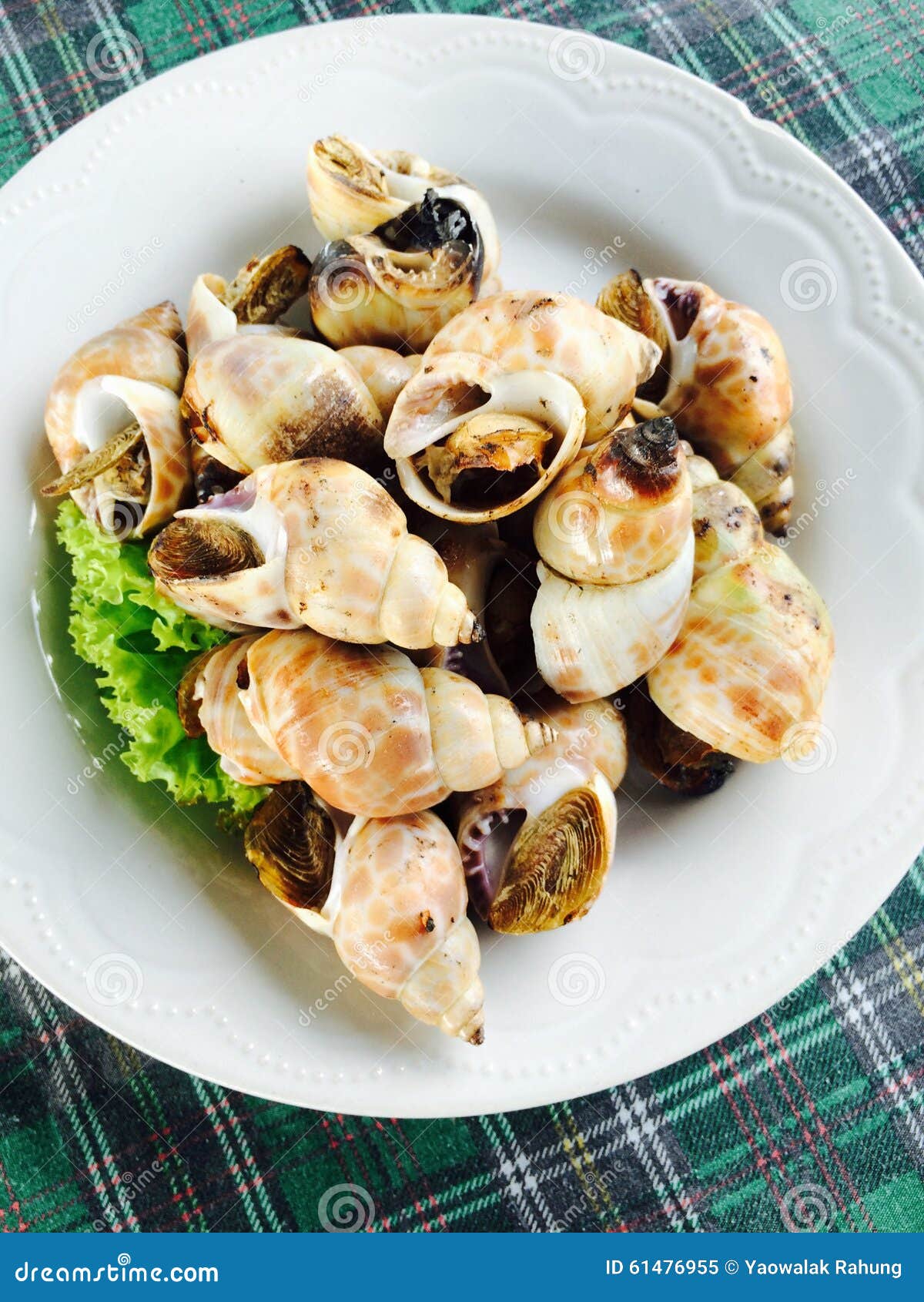 Sweet snails stock image. Image of grilled, bread, meat 61476955