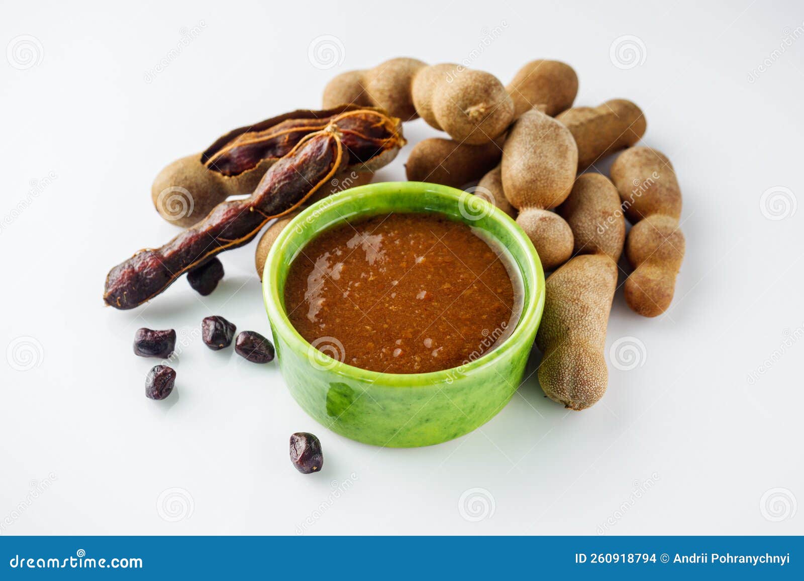 Sweet and Sour Tamarind Sauce on a White Background Stock Photo Image of background, nature